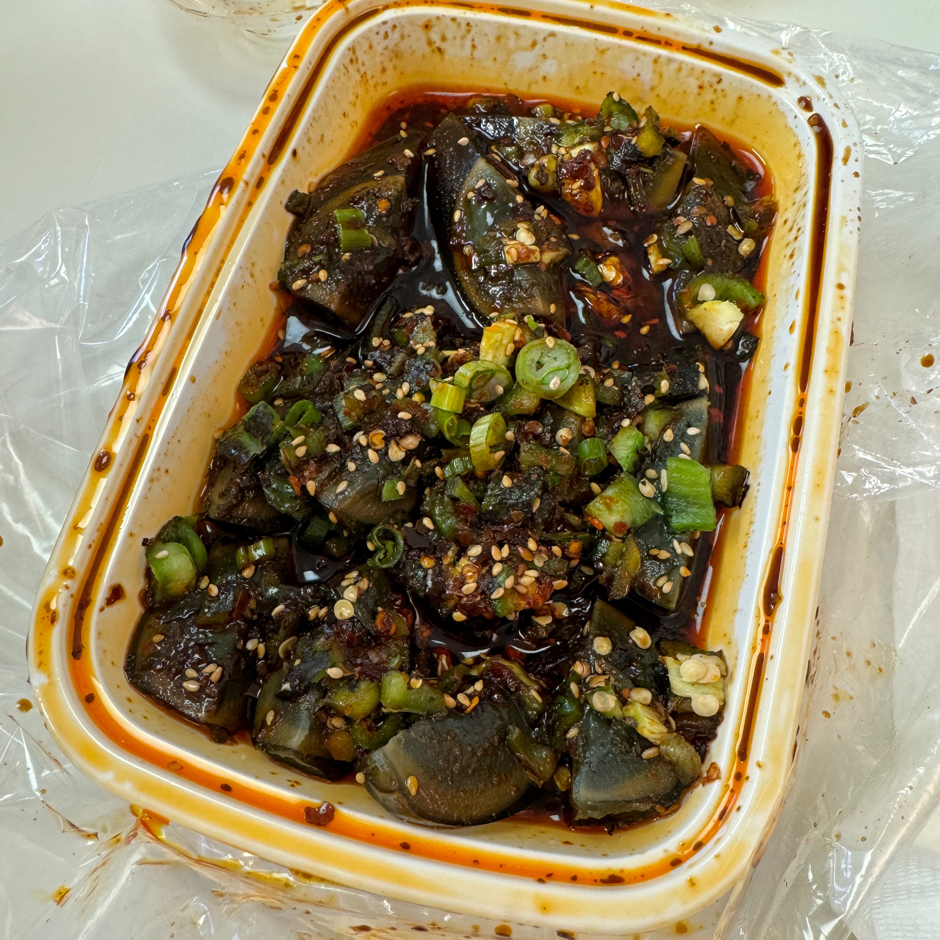 Mashed Peppers with Century Egg $9.50 from Cubist Circle on #foodmento http://foodmento.com/dish/57335