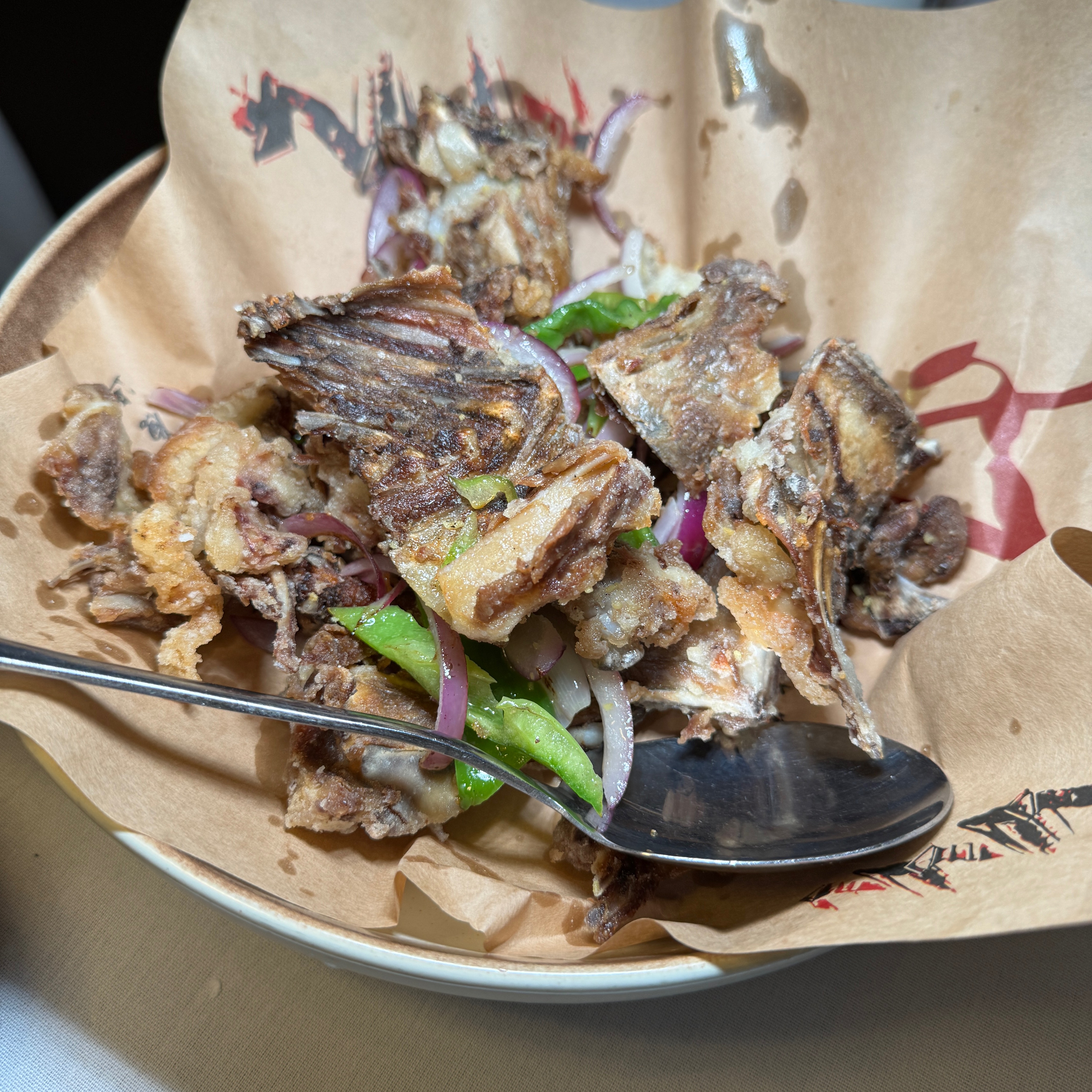 Salt & Pepper Crispy Duck Bone $15 from Jiang Nan 江南 on #foodmento http://foodmento.com/dish/57348