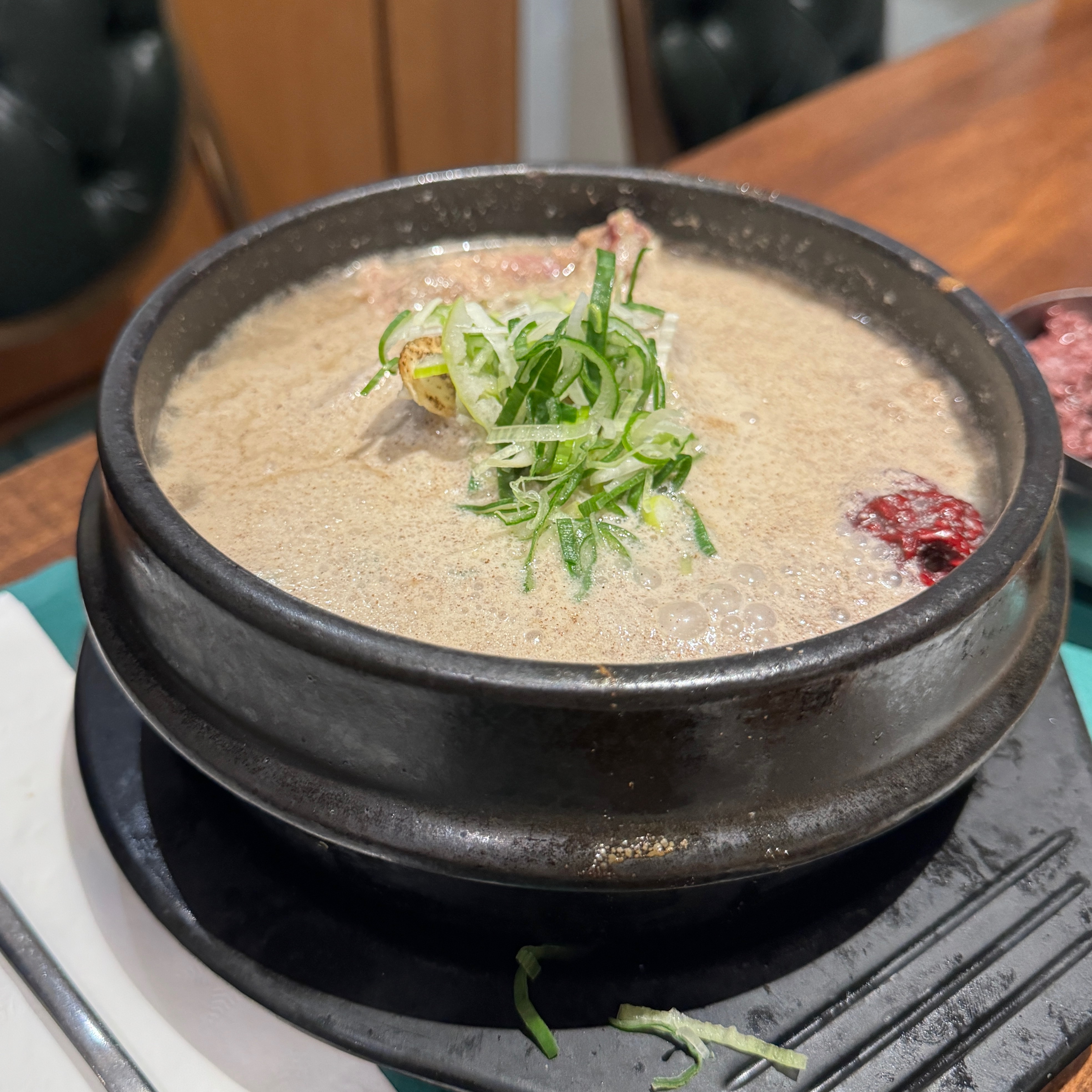 Deulkkae Samgyetang (Sesame & Ginseng) $25 at Jook Hyang on #foodmento http://foodmento.com/place/14849