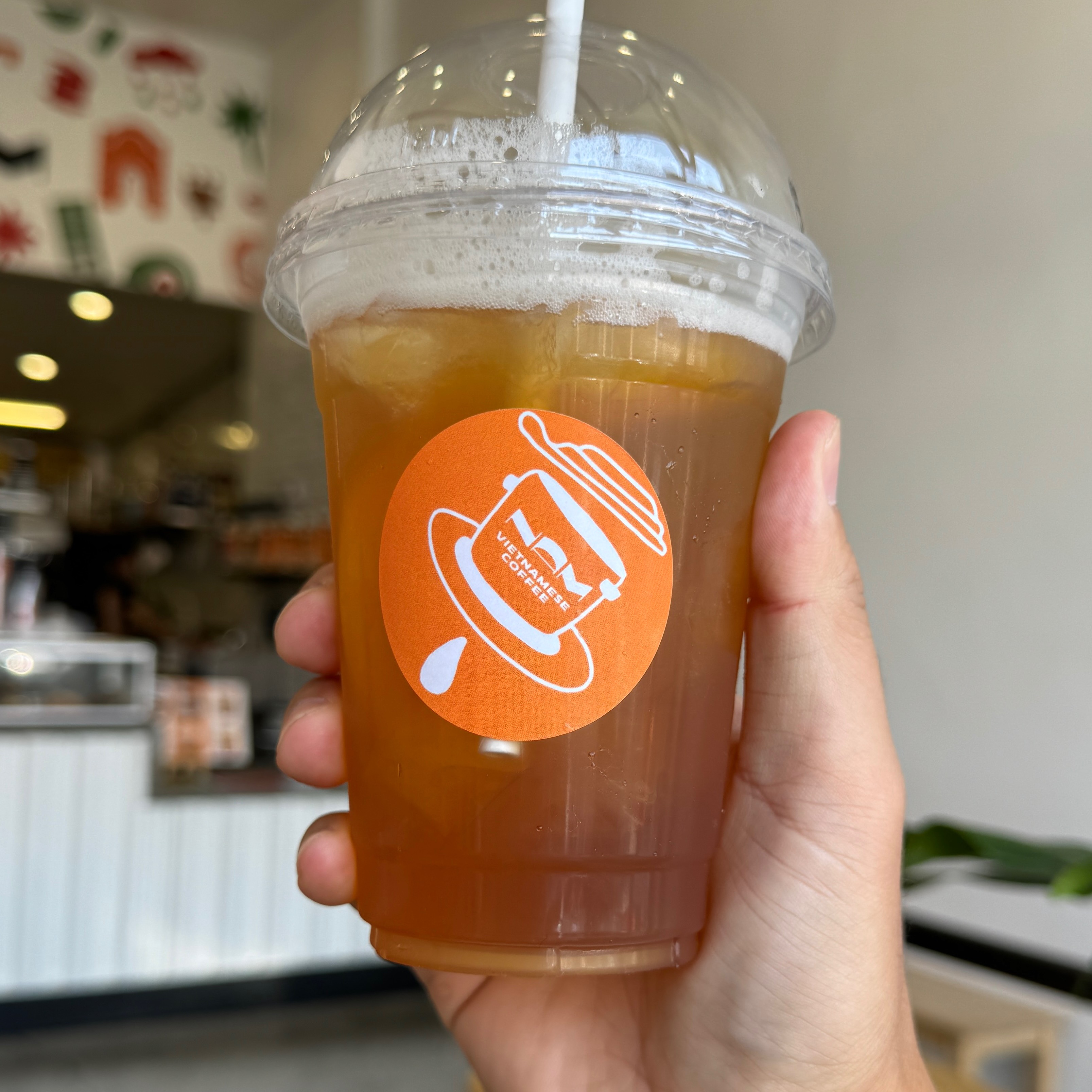 Peach Jasmine Green Tea $6 at Nam Coffee on #foodmento http://foodmento.com/place/14910