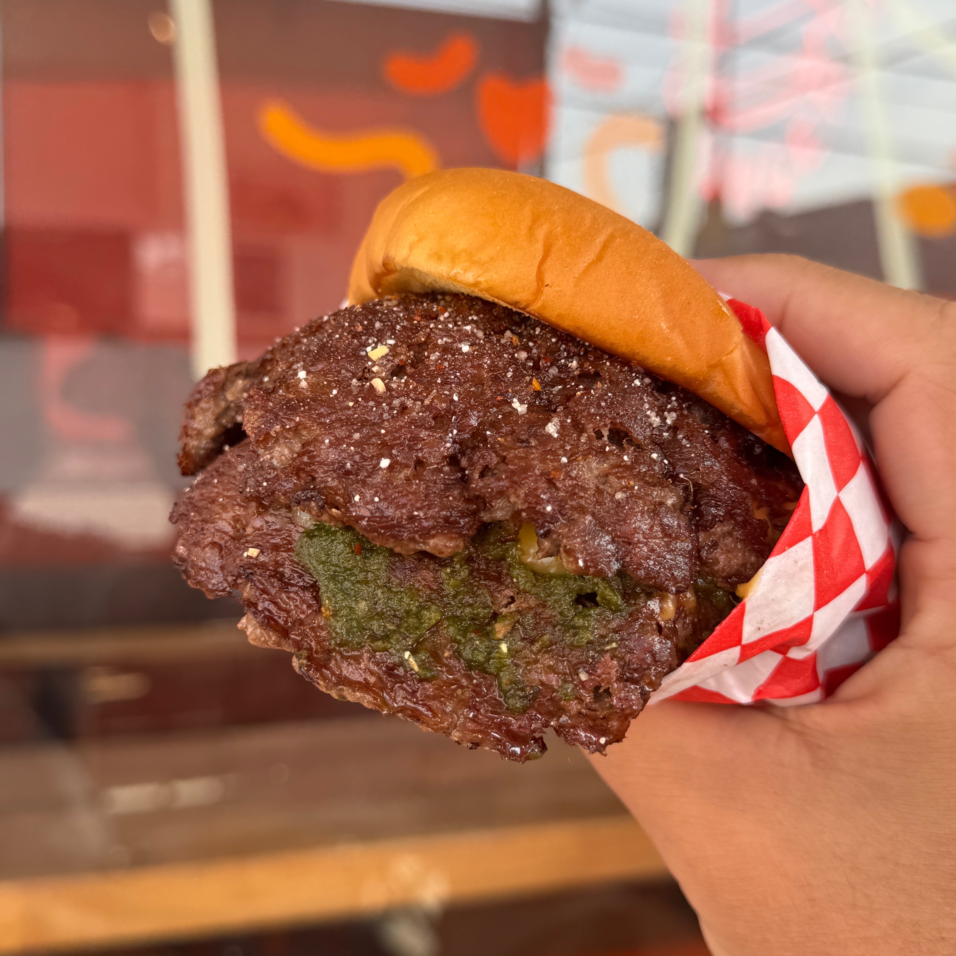 Wagyu Laab Burger $18 Double at Ban Ban Burger on #foodmento http://foodmento.com/place/14937
