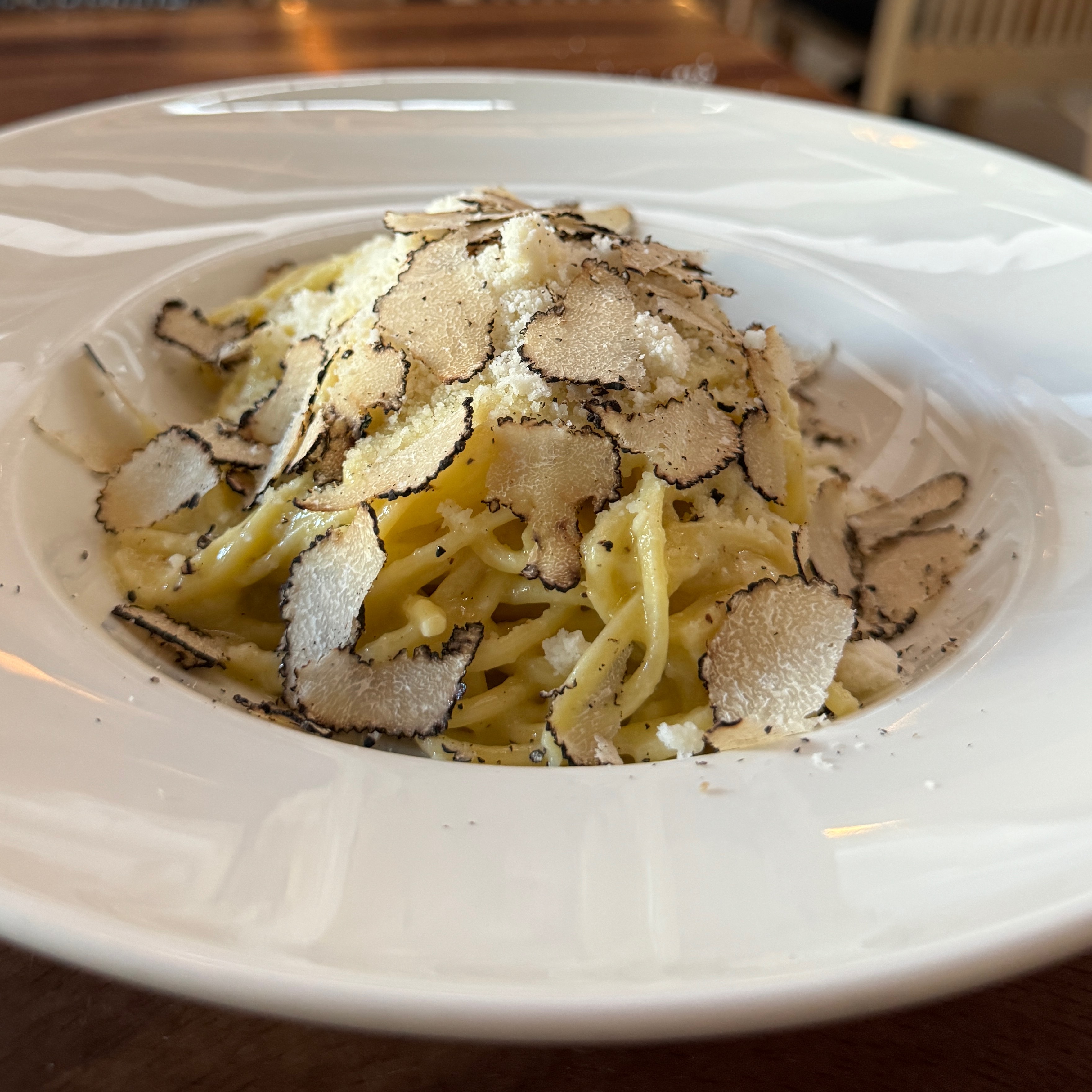 Cheese Wheel Cacio e Pepe $68 (+$15 Truffle) at Hearts & Flame on #foodmento http://foodmento.com/place/14943