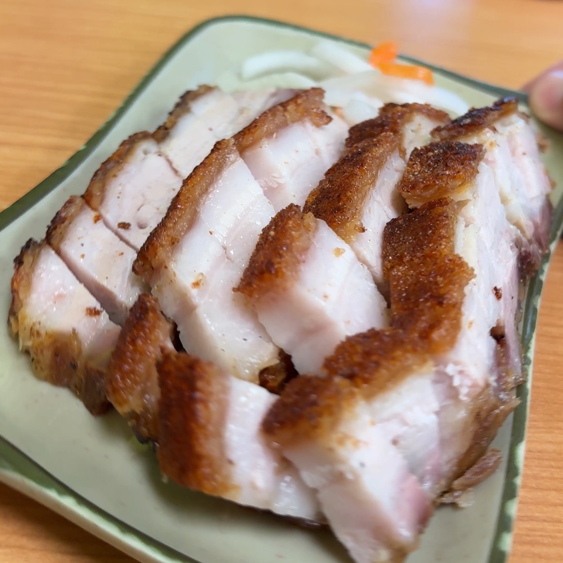 Roasted Belly Pork (Roast Pig) $15 at Asian BBQ & Noodle on #foodmento http://foodmento.com/place/14950