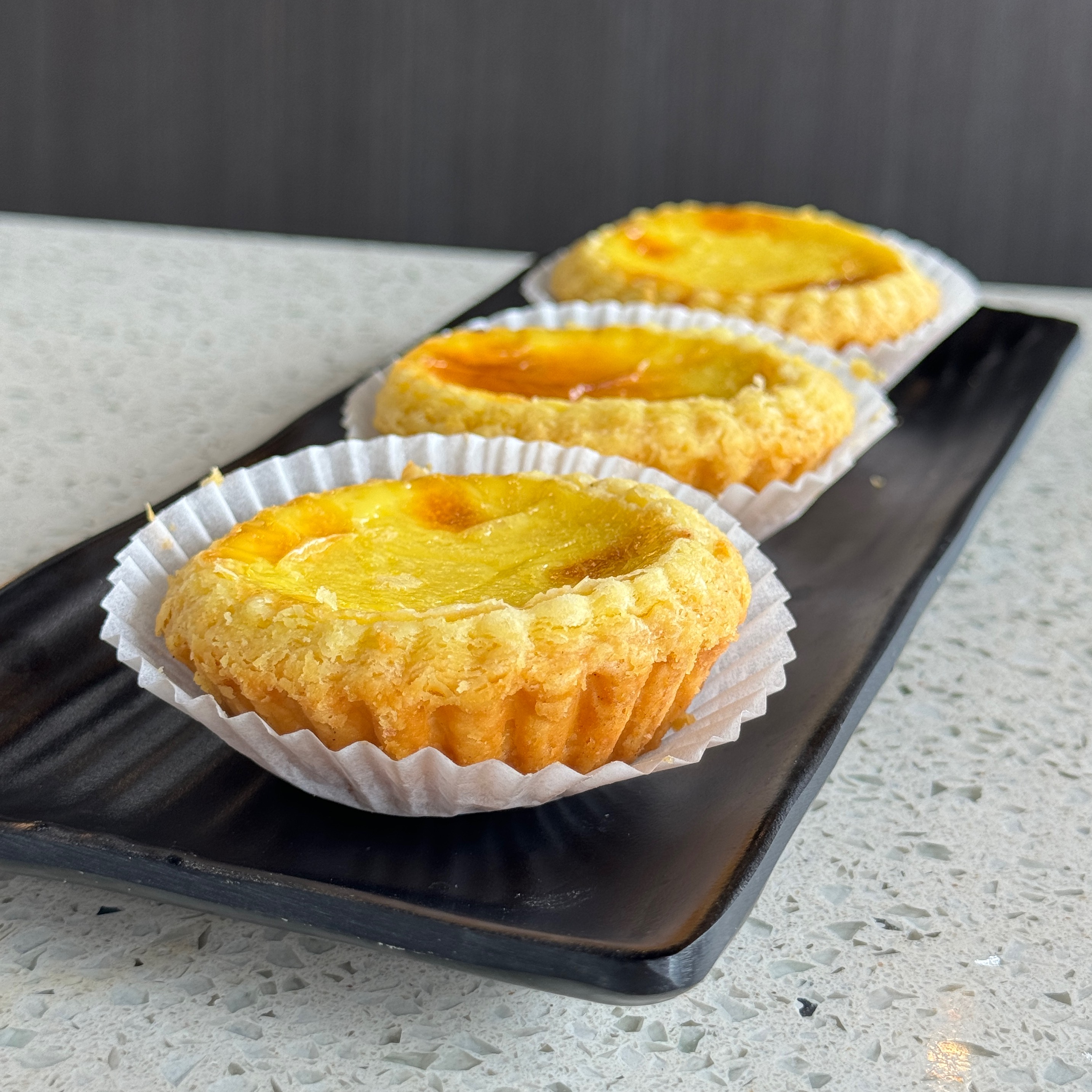 Baked Portuguese Egg Tarts $6.29 from Tasty Dim Sum House on #foodmento http://foodmento.com/dish/58109
