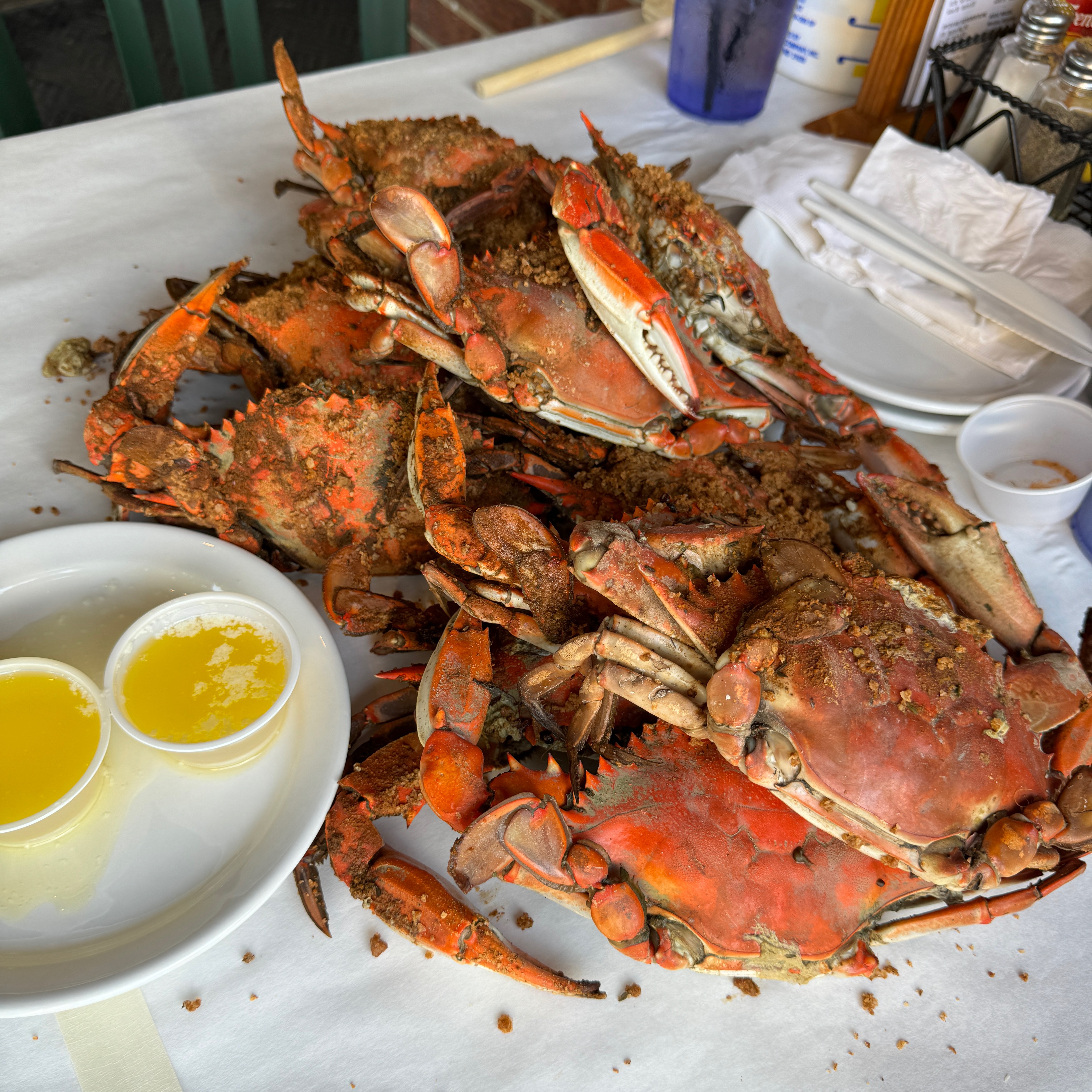 Crabs (Steamed & Seasoned) in J.O. Sauce $125 dozen large at Quarterdeck Restaurant on #foodmento http://foodmento.com/place/14987