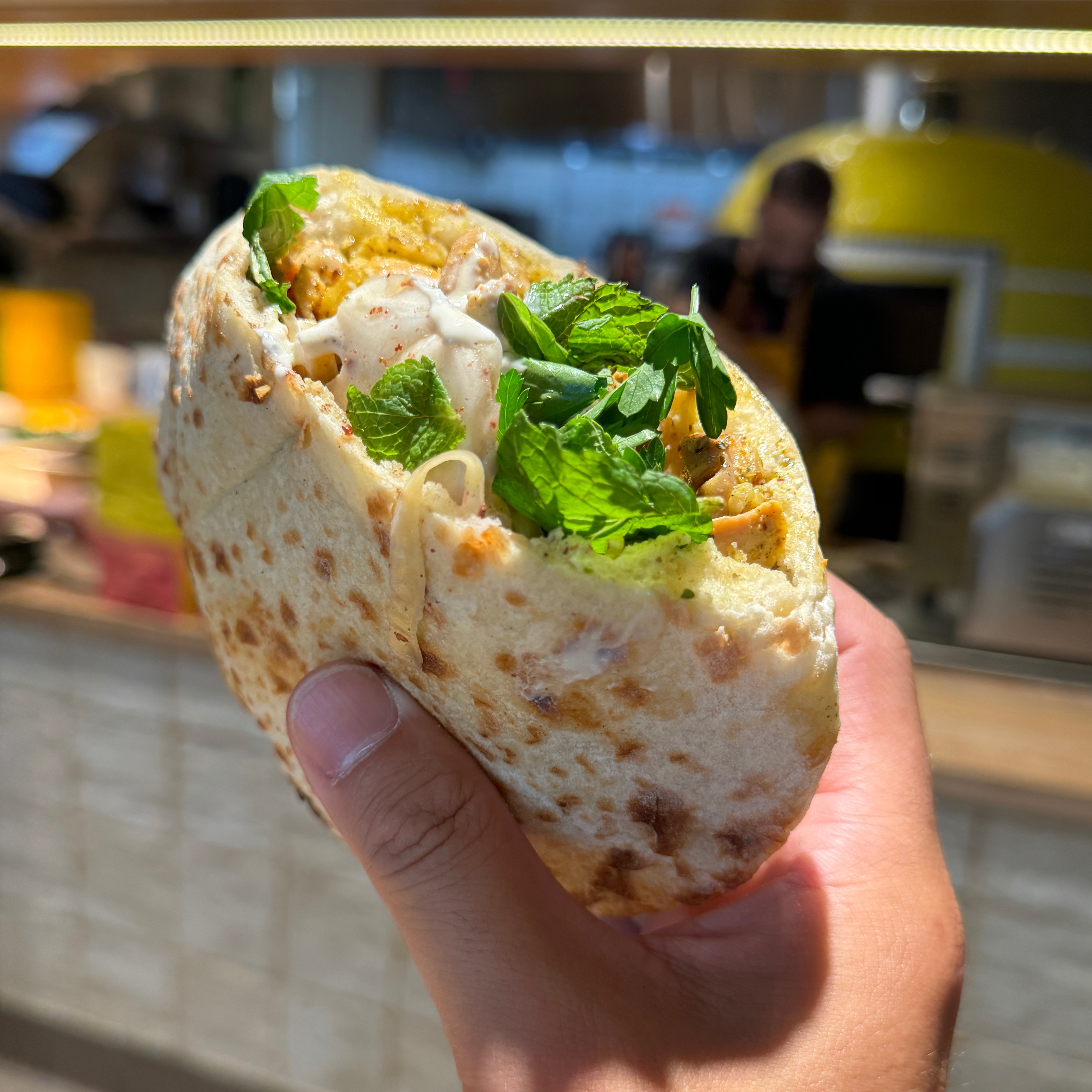 Chicken Shawarma Pita Sandwich $17 at Yellow on #foodmento http://foodmento.com/place/14995