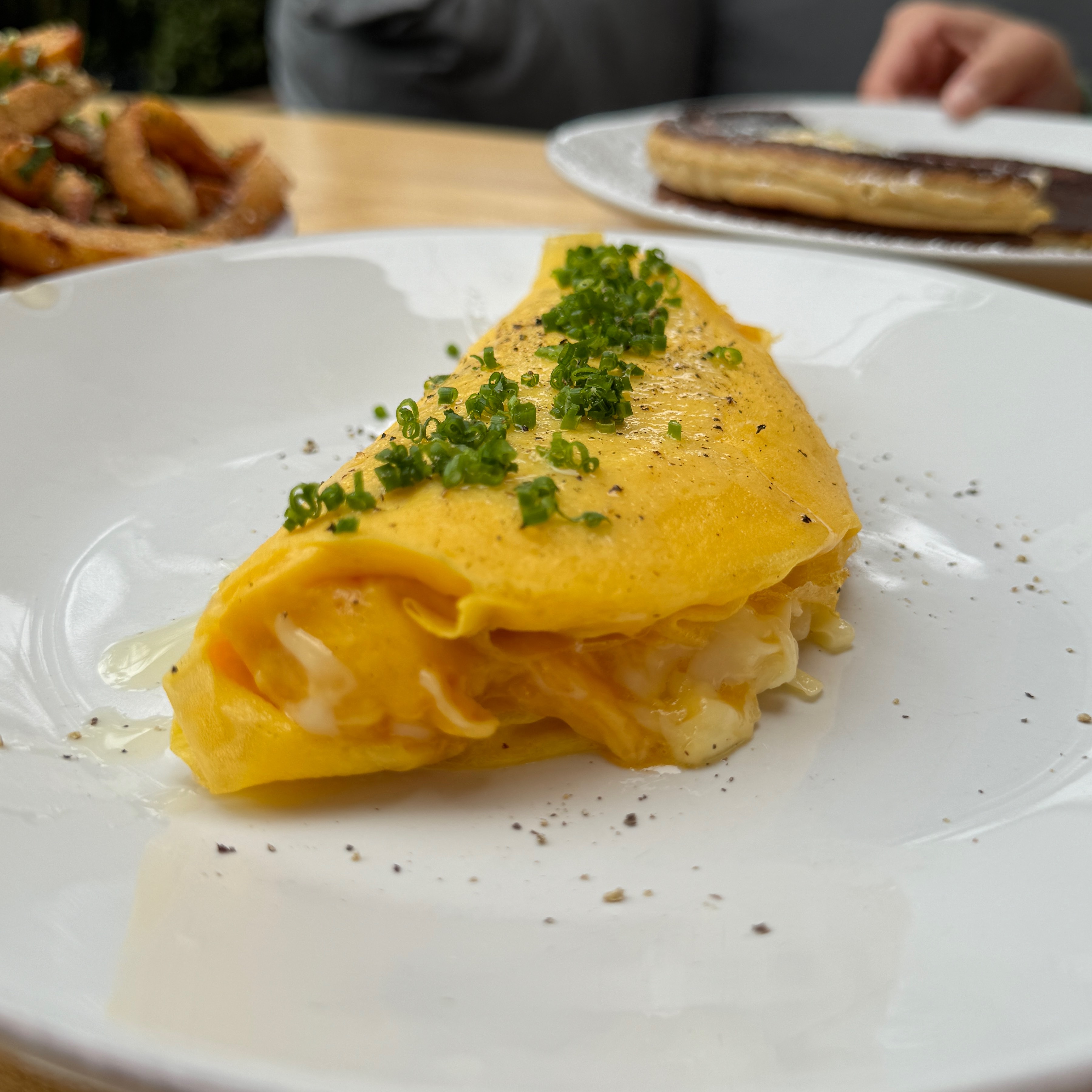 French Omelette $16 at Tesse (CLOSED) on #foodmento http://foodmento.com/place/15021