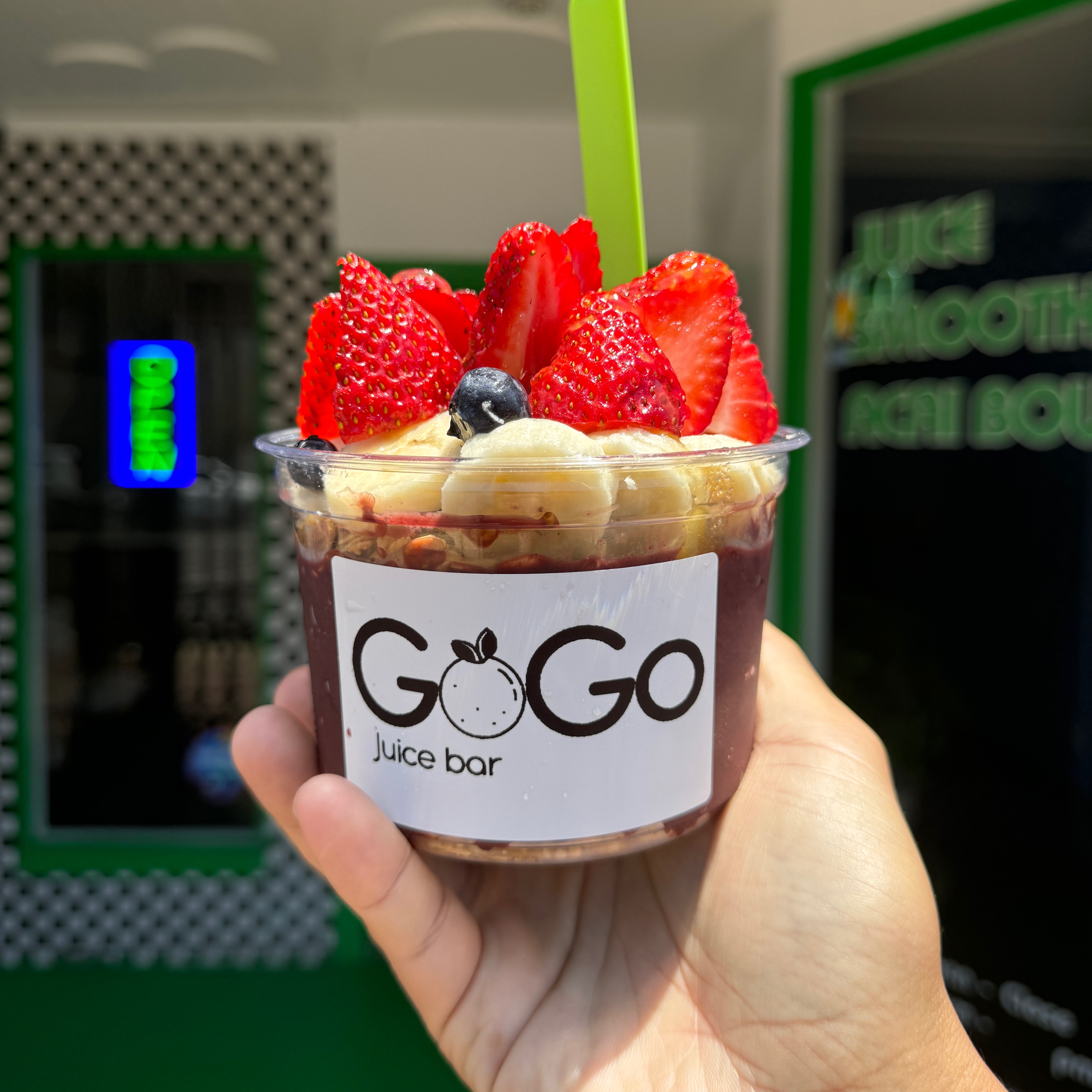 Acai Bowl (Roots Acai Sorbet) $14 at GoGo Juice Bar on #foodmento http://foodmento.com/place/15023