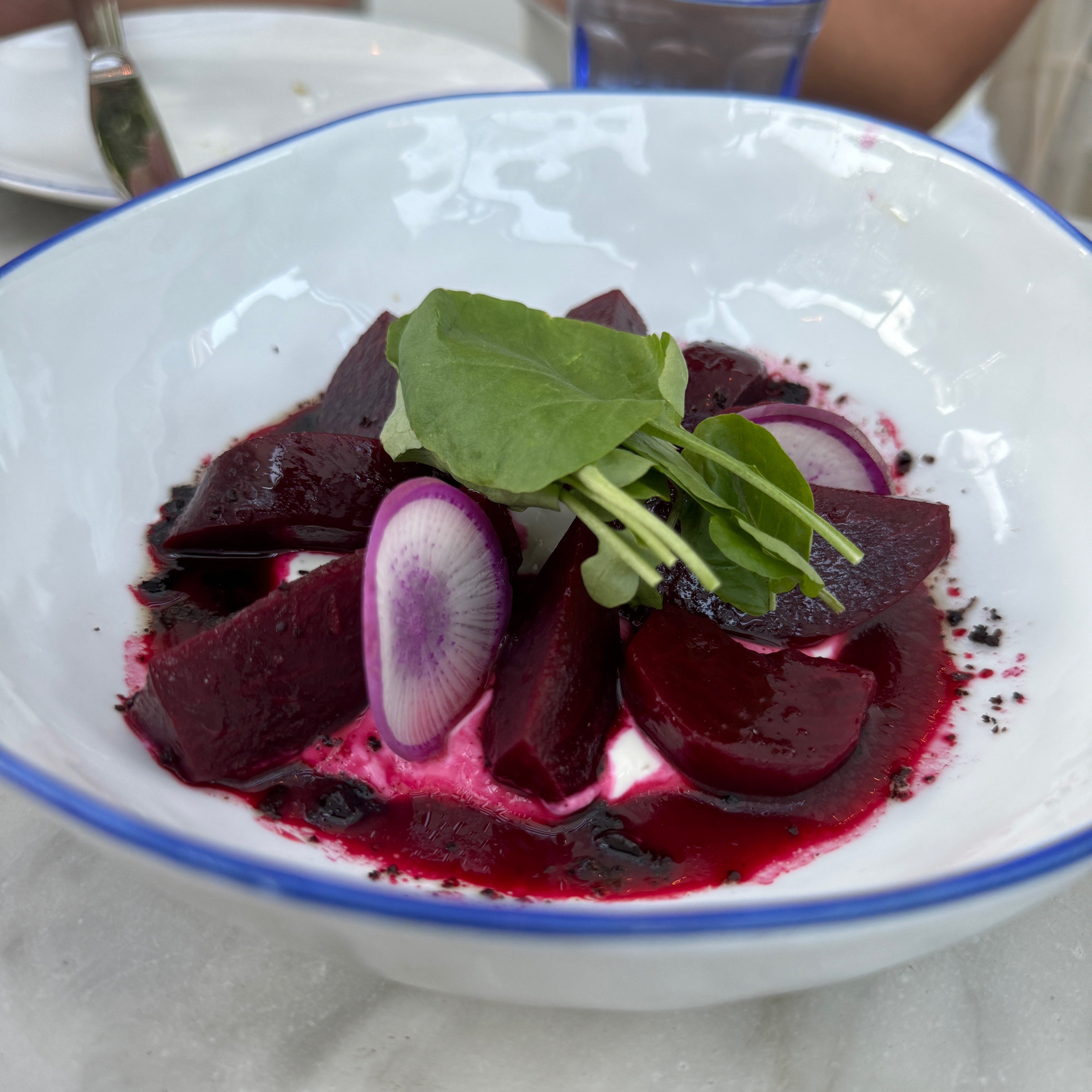 Marinated Beets, Greek Yogurt $12 at Greekman’s on #foodmento http://foodmento.com/place/15043