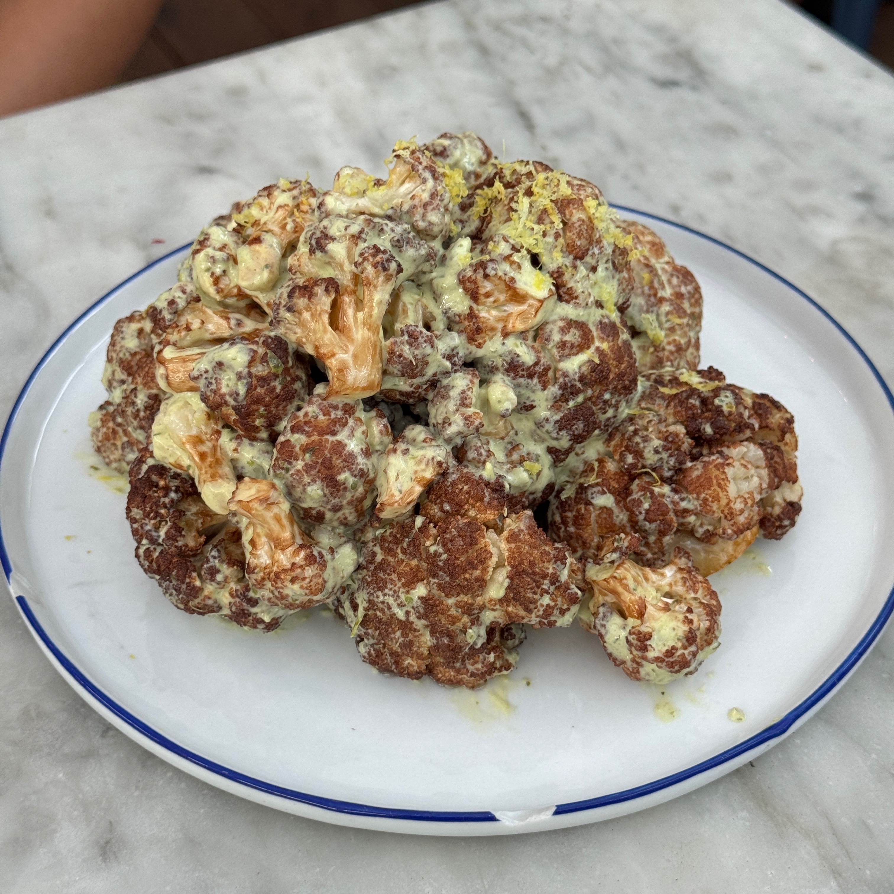 Smoked Cauliflower & Spicy Labne $18 at Greekman’s on #foodmento http://foodmento.com/place/15043