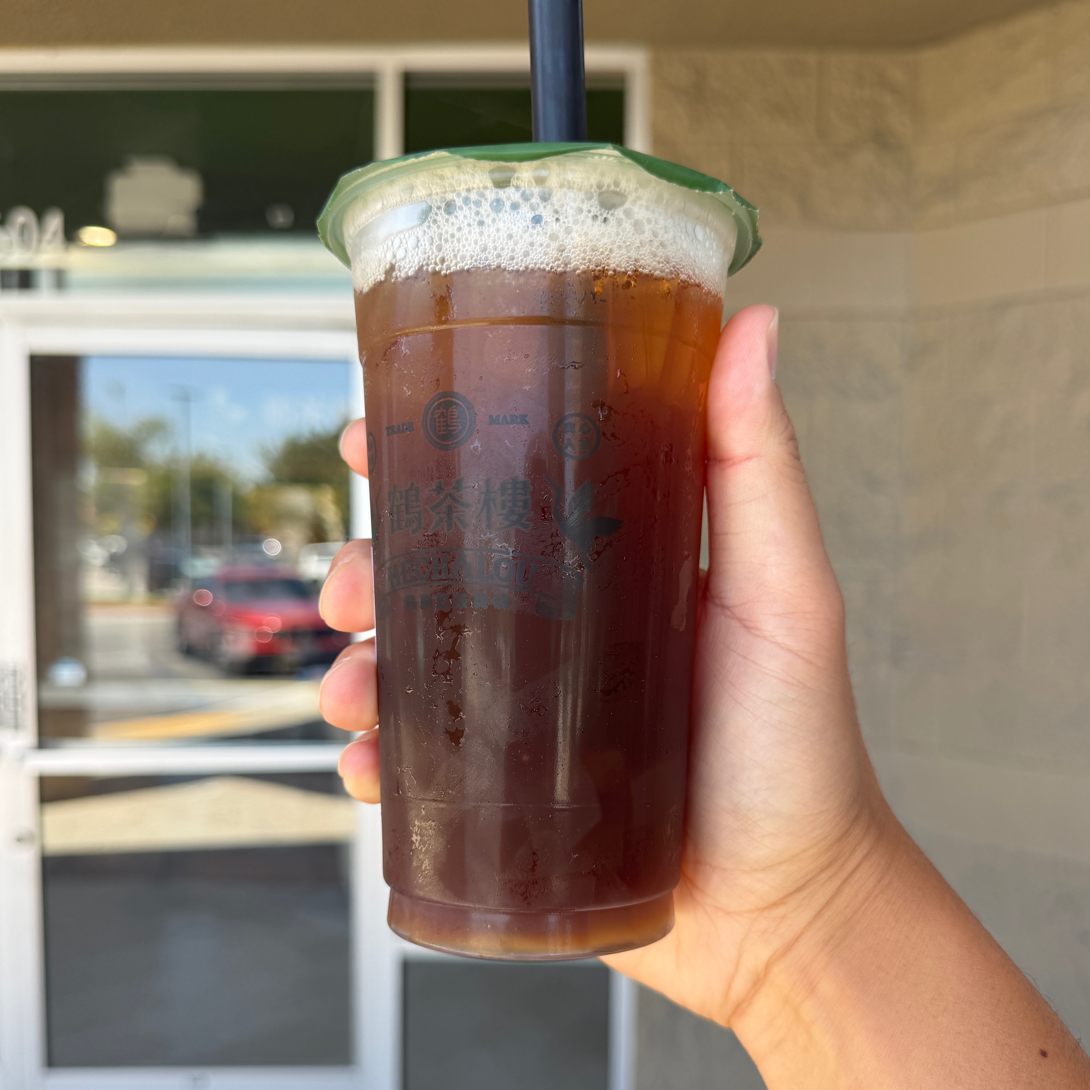 Geisha Peach Black Tea with Jelly $6 at Hechalou on #foodmento http://foodmento.com/place/15046