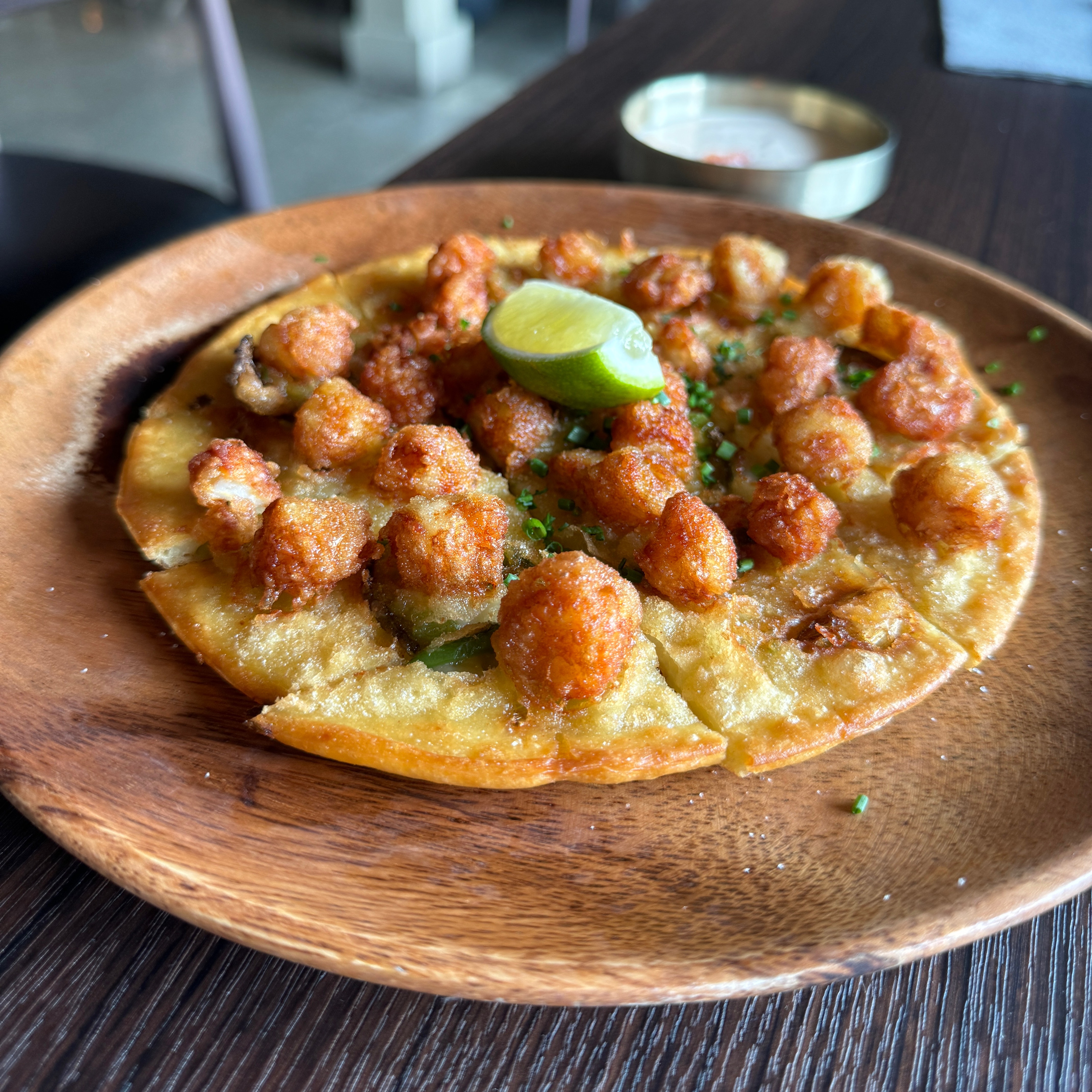 Scallop Pancake $25 at danbi 단비 on #foodmento http://foodmento.com/place/15061
