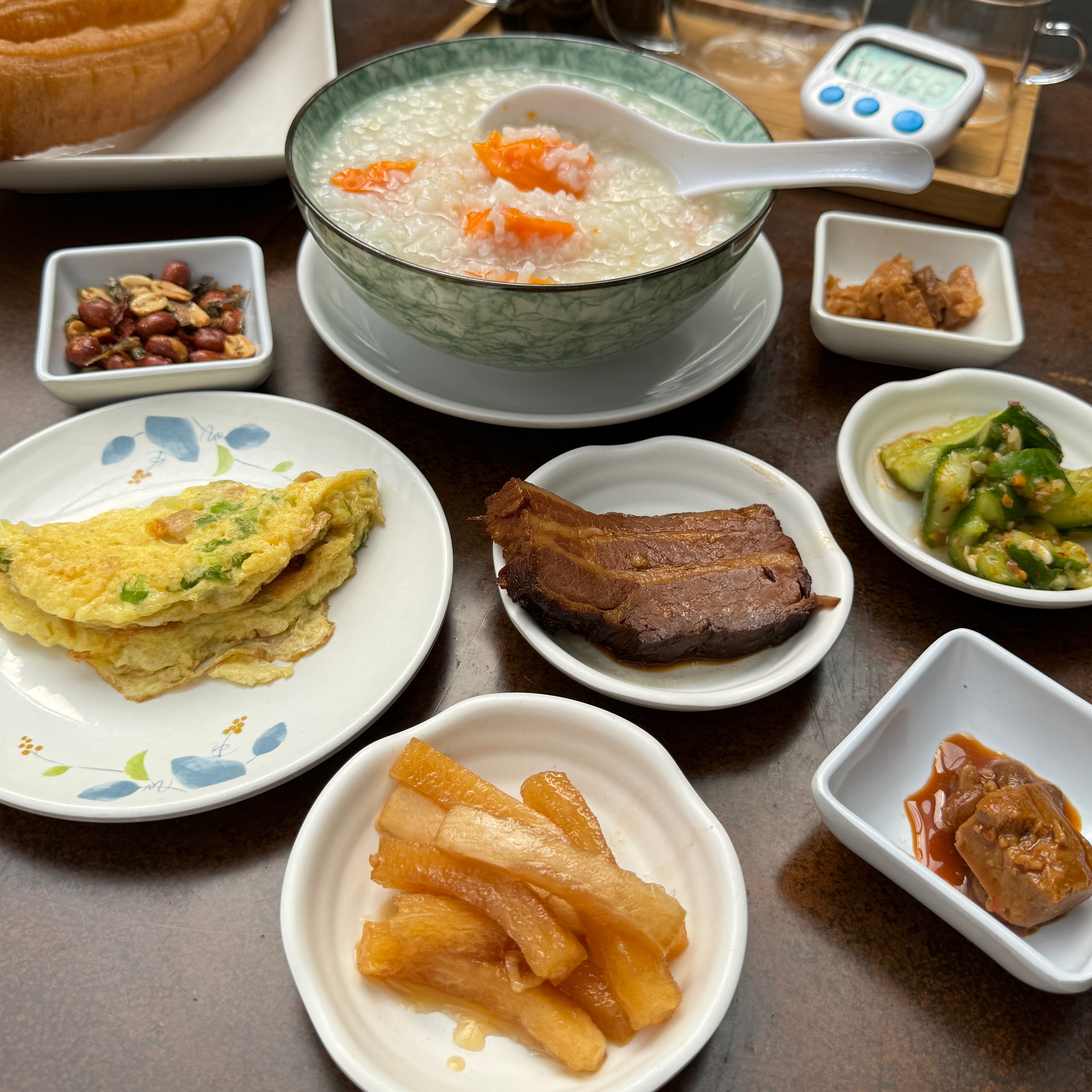 Traditional Breakfast Porridge Set $16 at Pine & Crane on #foodmento http://foodmento.com/place/15089