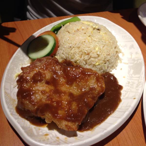 Chicken Chop Fragrant Rice at Xin Wang Hong Kong Café | 新旺香港茶餐廳 on #foodmento http://foodmento.com/place/150