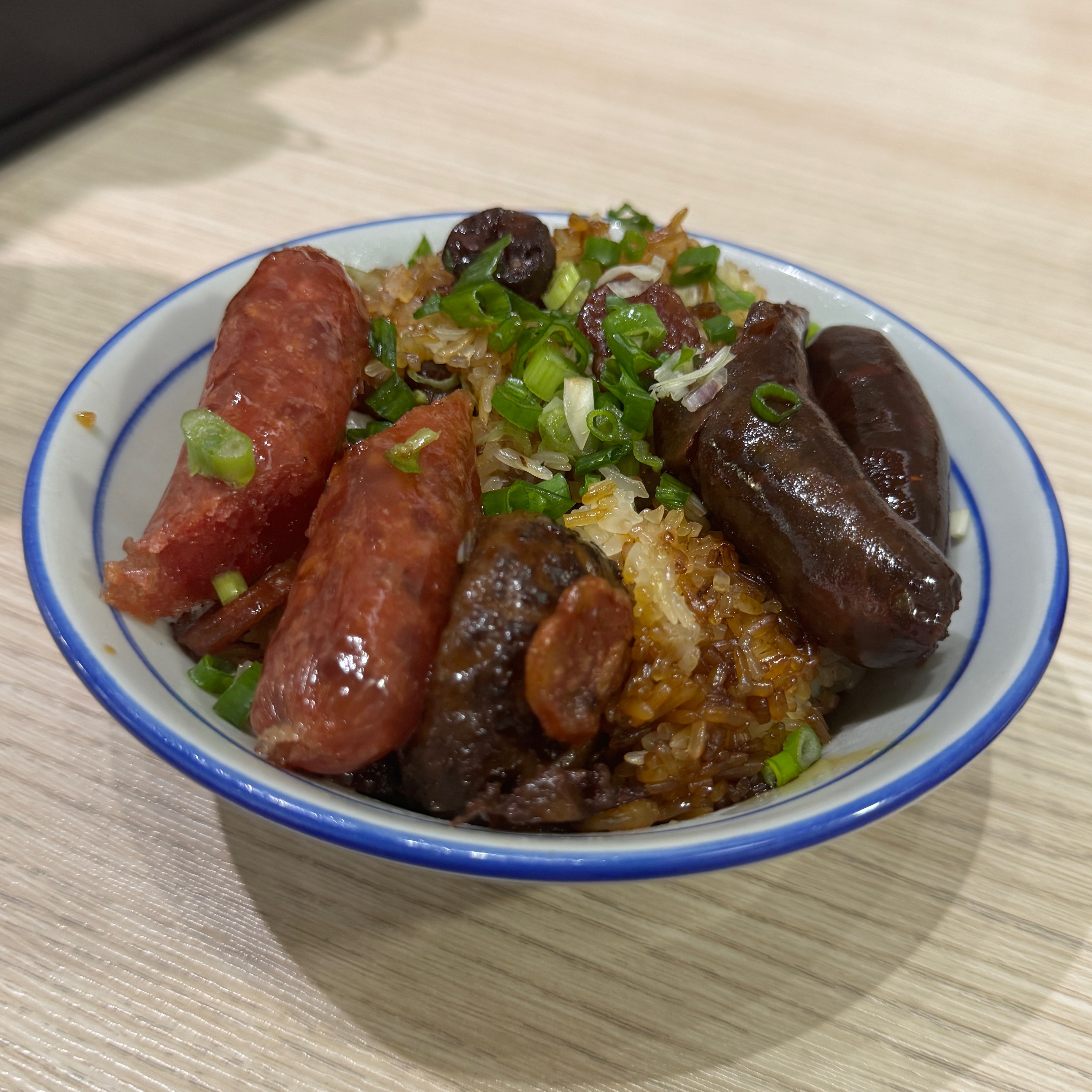 Sticky Rice w Preserved Sausage & Duck Liver Dried Sausage $64 at Keung Kee on #foodmento http://foodmento.com/place/15160