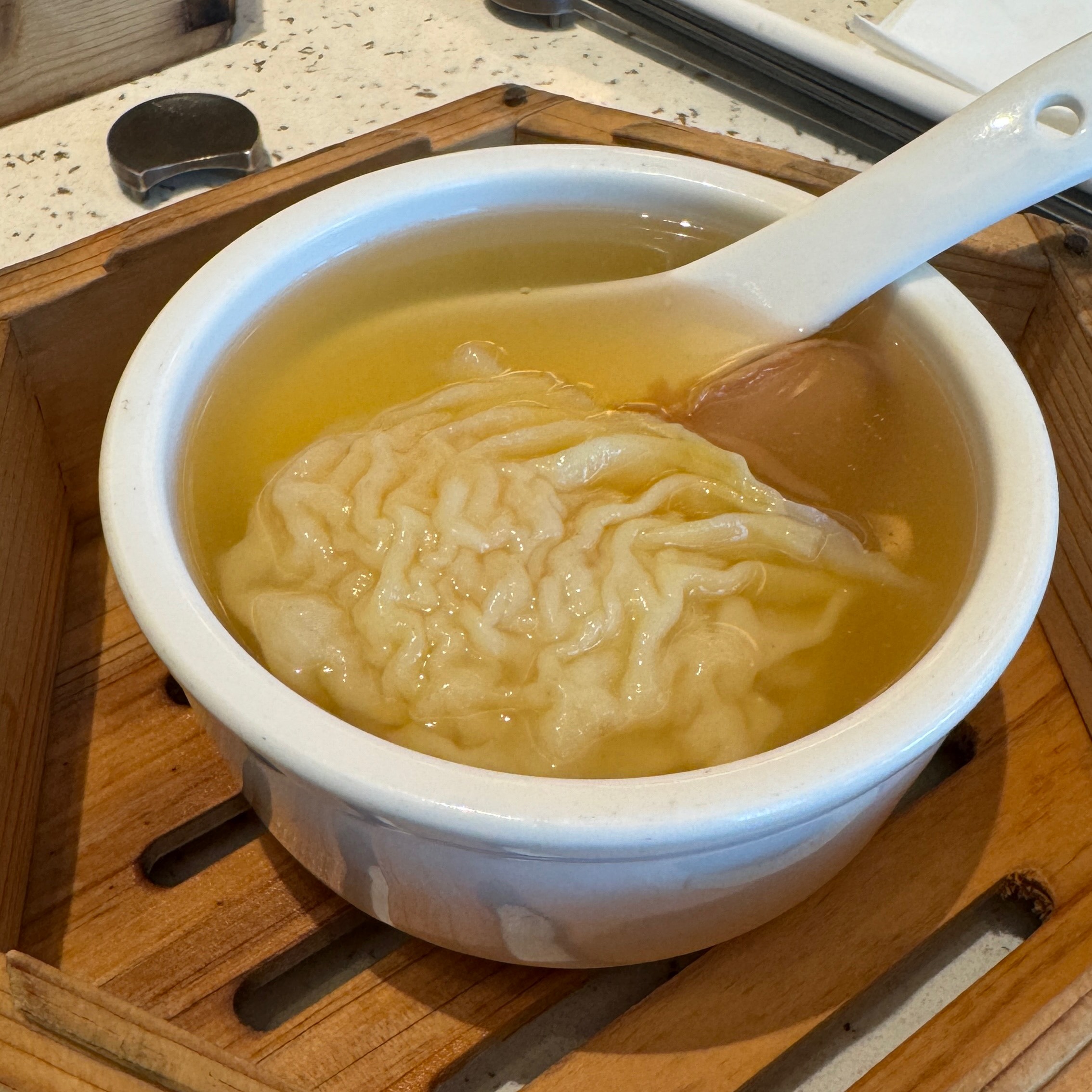 Big Dumpling Soup with Abalone at Yung’s Bistro on #foodmento http://foodmento.com/place/15175