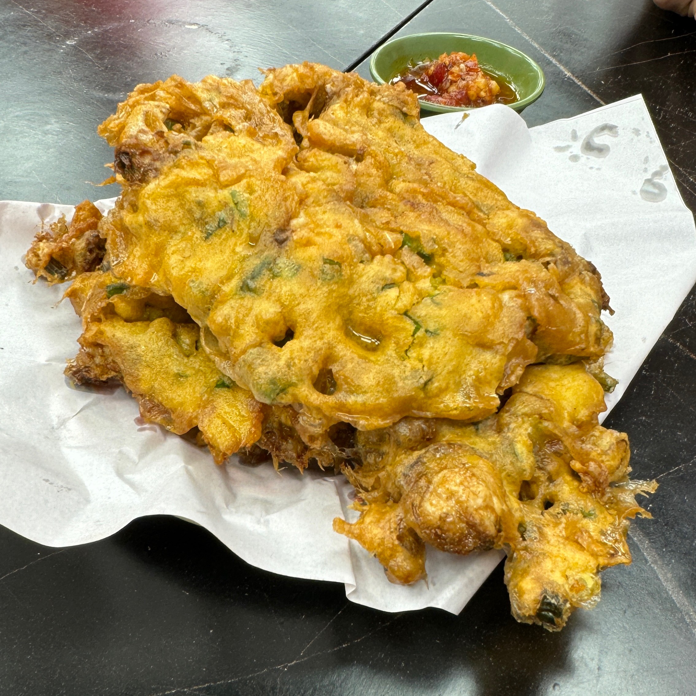 Deep Fried Oyster Cake $70 at Hing Kee Restaurant on #foodmento http://foodmento.com/place/15192