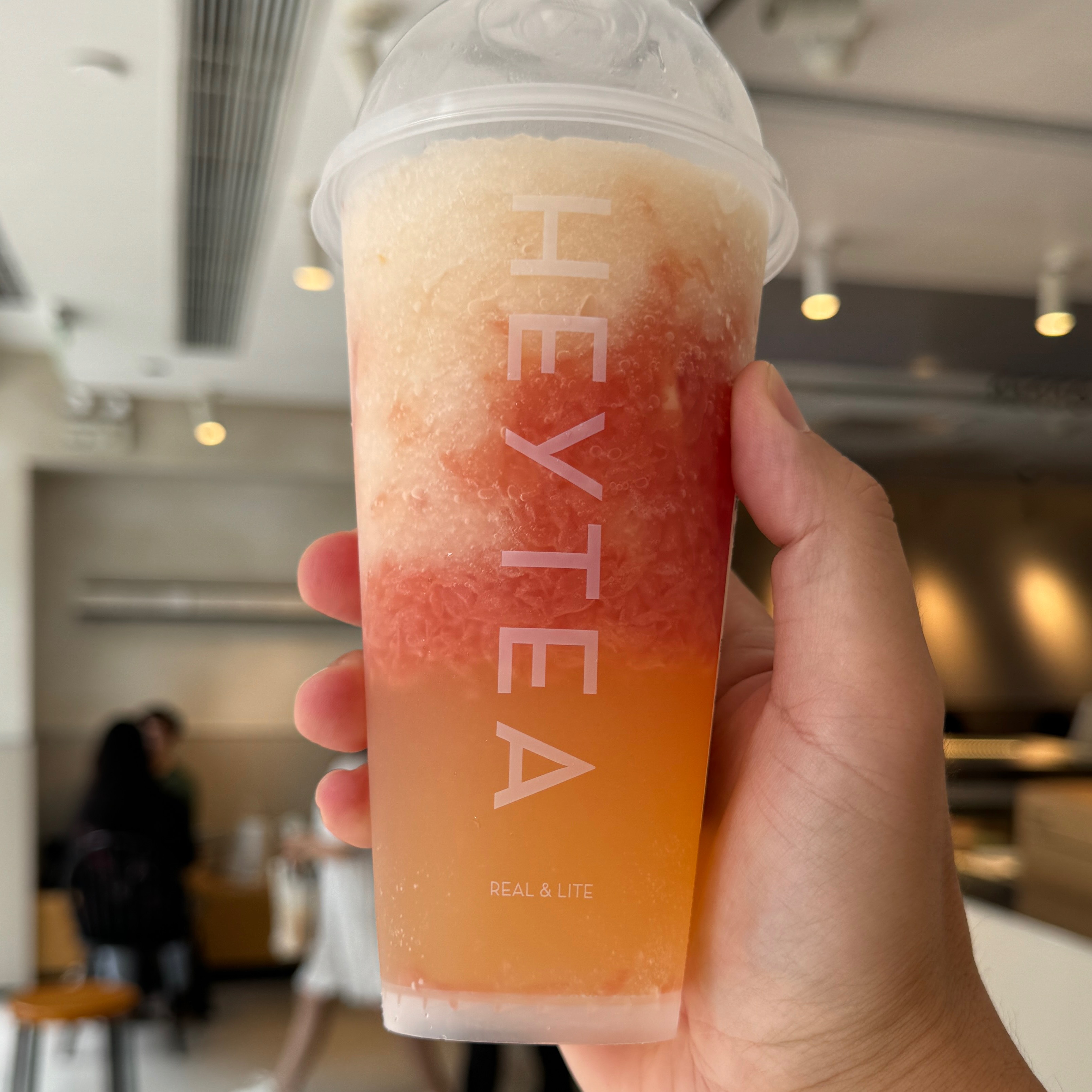 Full Cup of Red Pomelo $18 at HEYTEA (24 hr) on #foodmento http://foodmento.com/place/15213