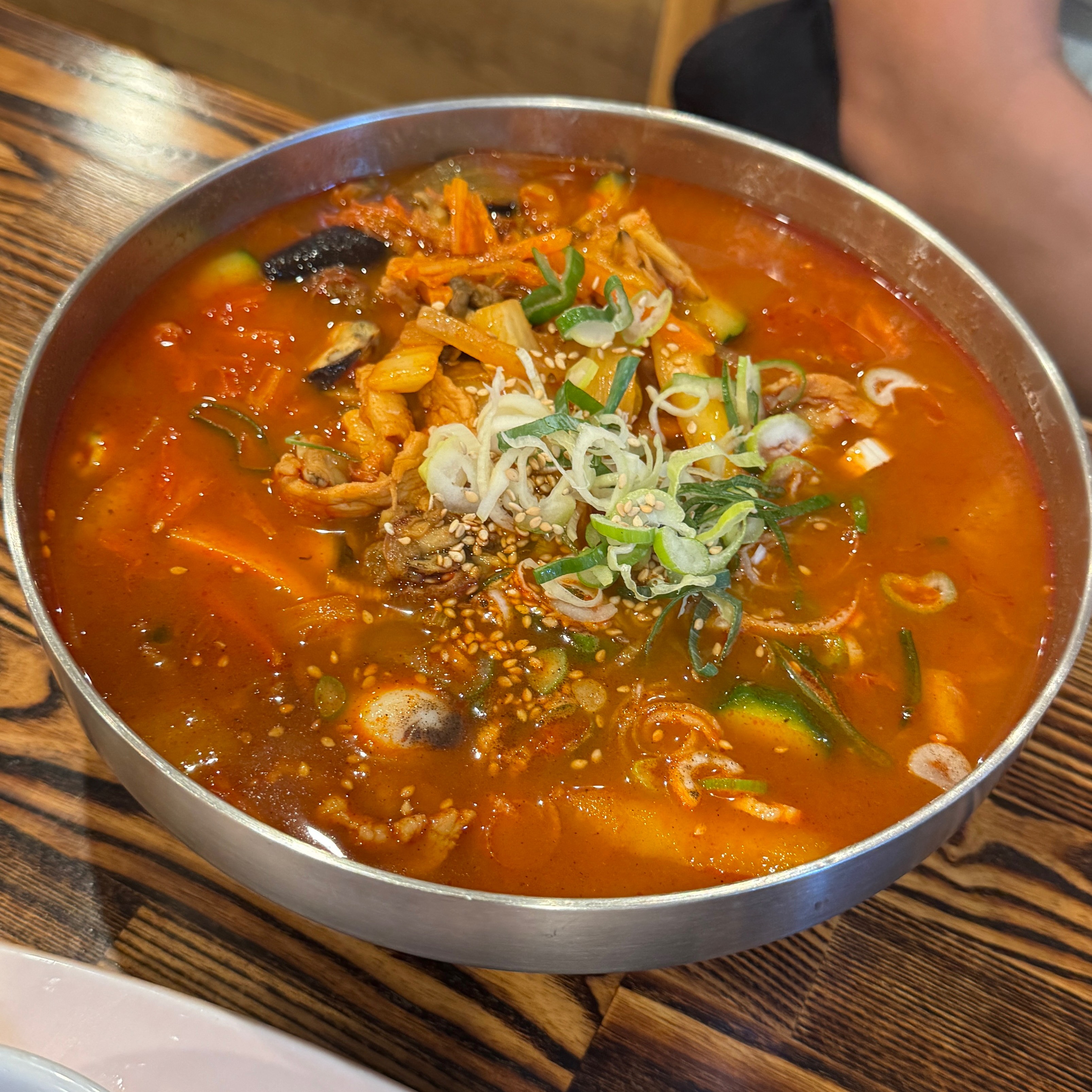 Spicy Seafood Sujebi Soup $19 on #foodmento http://foodmento.com/dish/59084