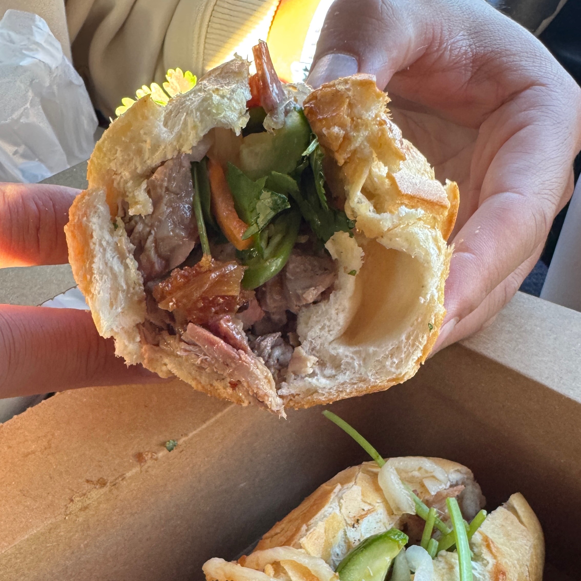 Crispy Pork Banh Mi $7.50 at Banh Mi Hoa Phat on #foodmento http://foodmento.com/place/15249