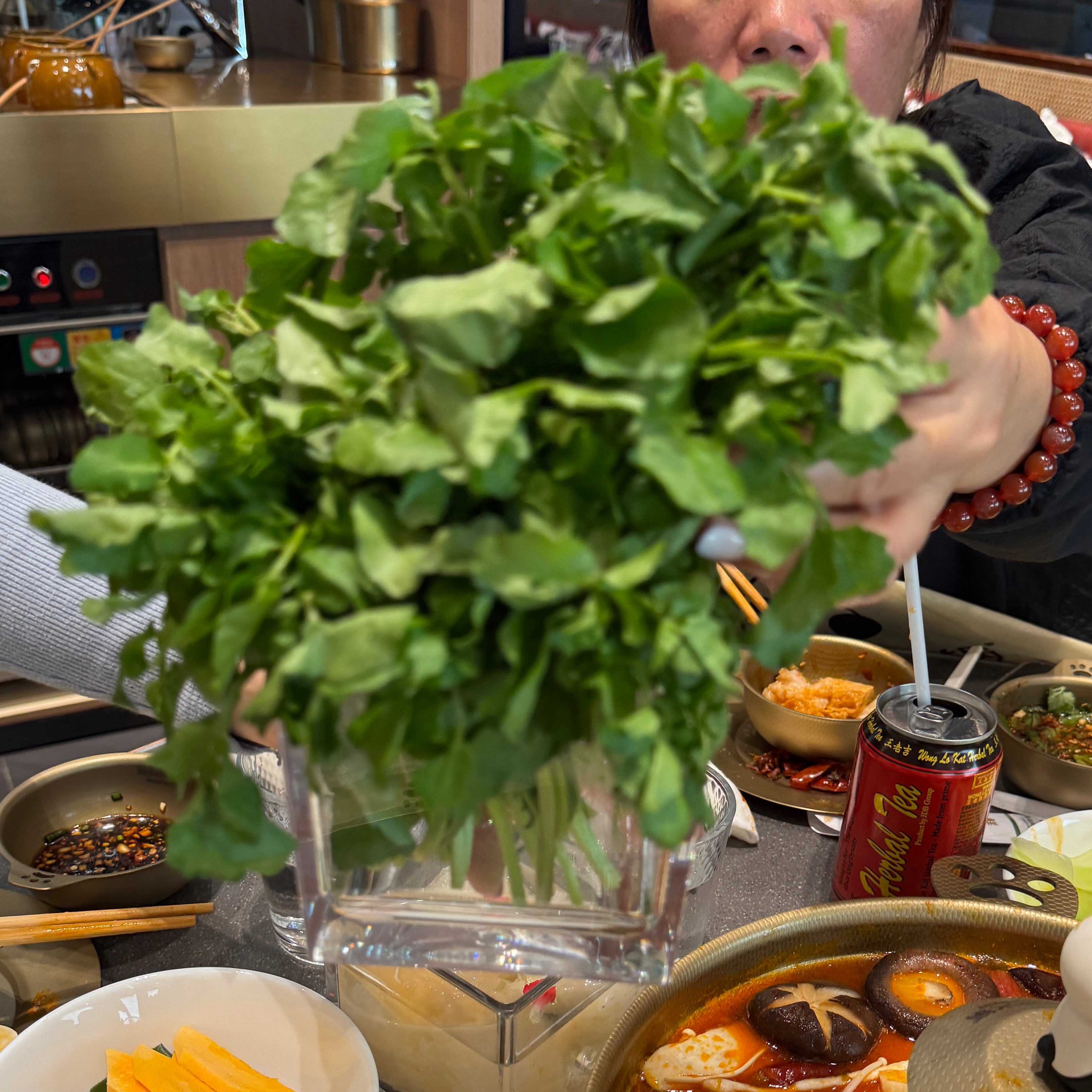 Watercress $4 at Nanshan Hot Pot (Bayside) on #foodmento http://foodmento.com/place/15271