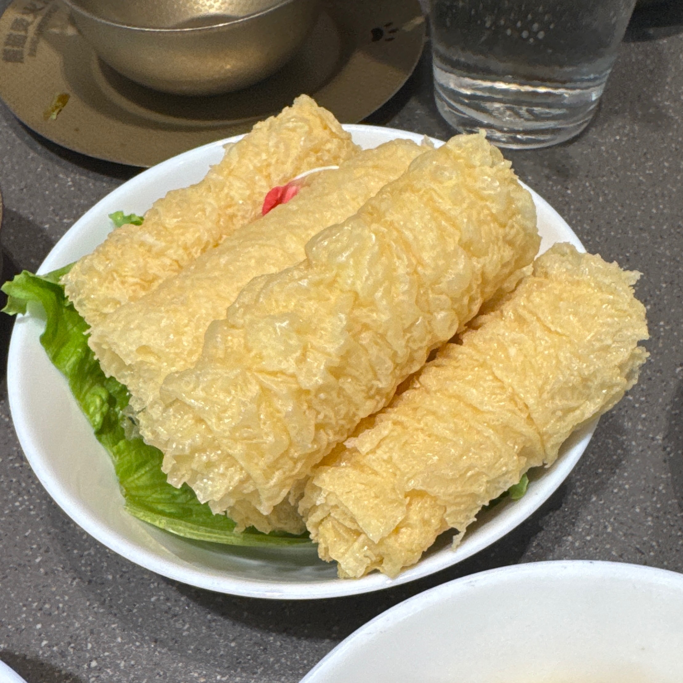 Bean Curd Rolls $4.50 at Nanshan Hot Pot (Bayside) on #foodmento http://foodmento.com/place/15271