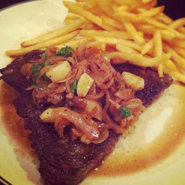 Onglet de Boeff (Steak) from Le Bistrot Du Sommelier on #foodmento http://foodmento.com/dish/447
