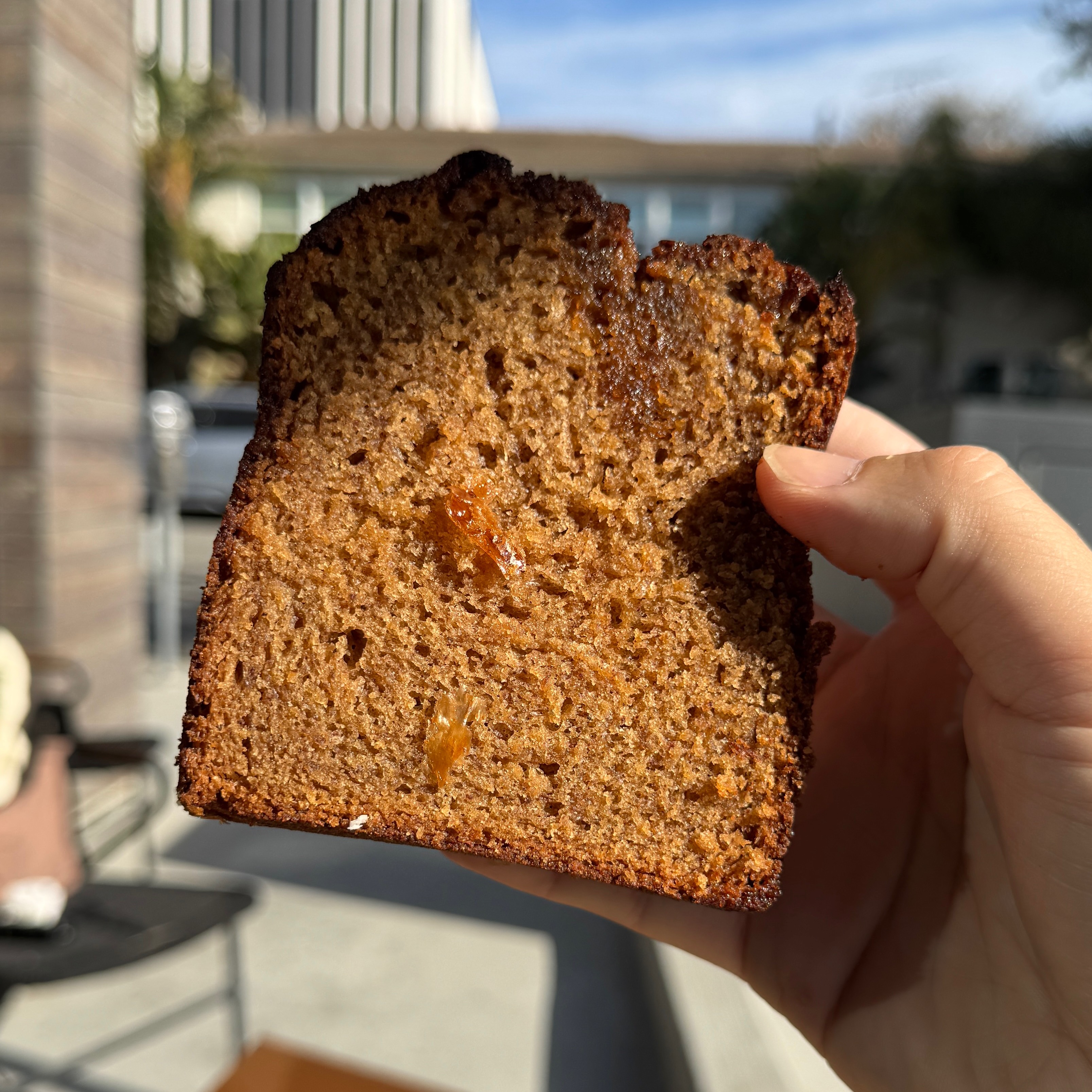 Banana Bread Slice $5 at Petitgrain Boulangerie on #foodmento http://foodmento.com/place/15303