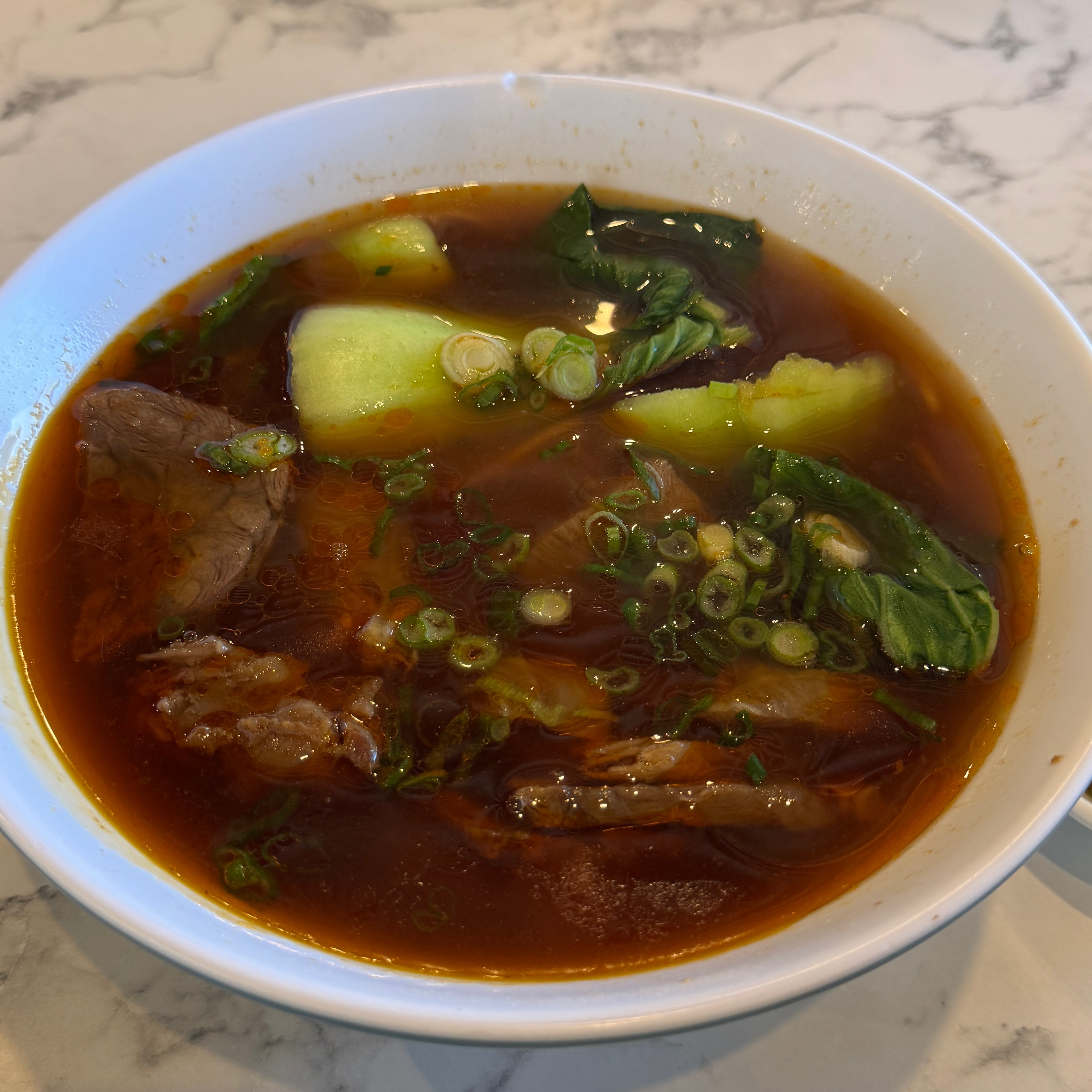 Beef Noodle Soup w Tendon $16.50 on #foodmento http://foodmento.com/dish/59738