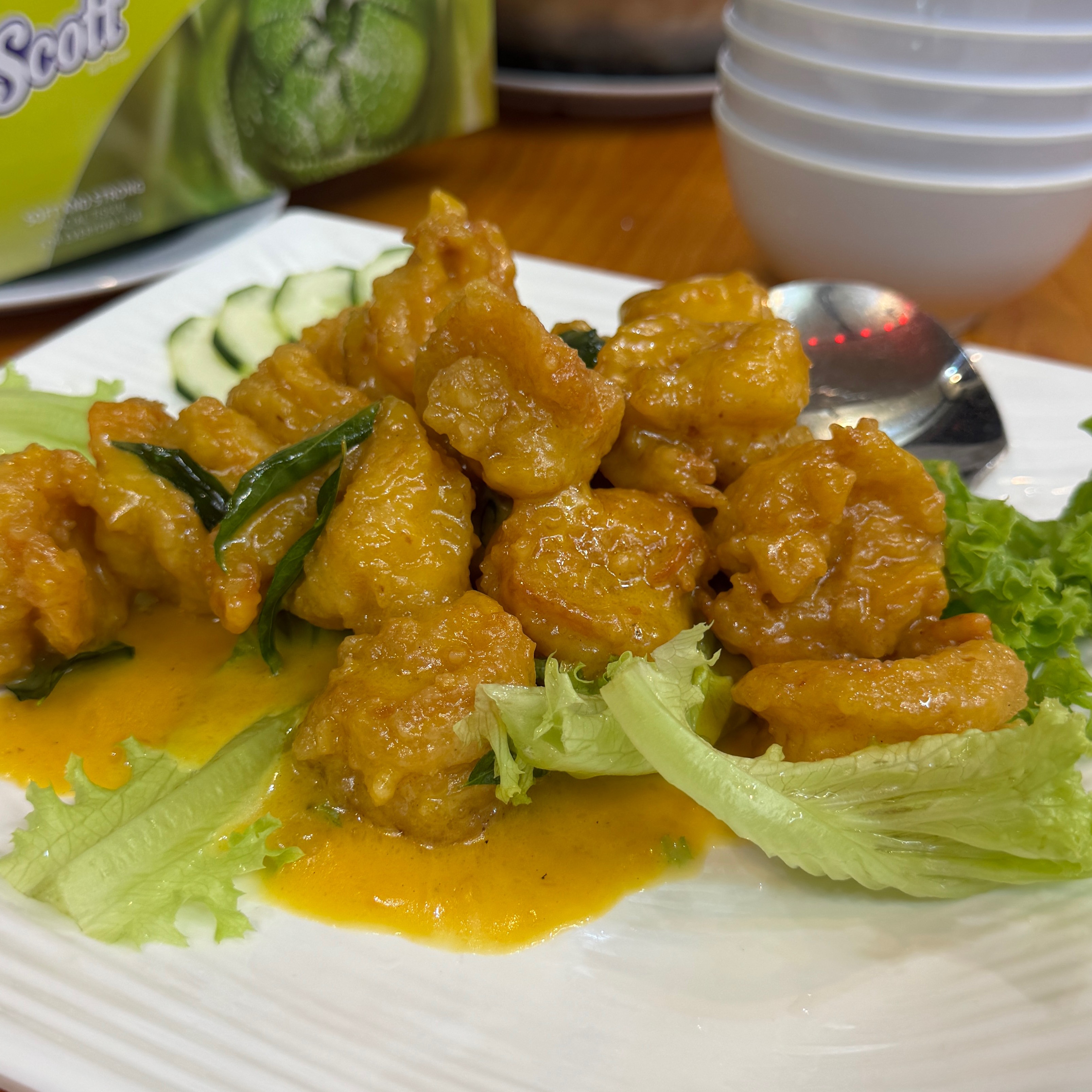 Pumpkin Cream Prawn Ball $45 Large at YANG MING SEAFOOD Bishan Branch on #foodmento http://foodmento.com/place/15339