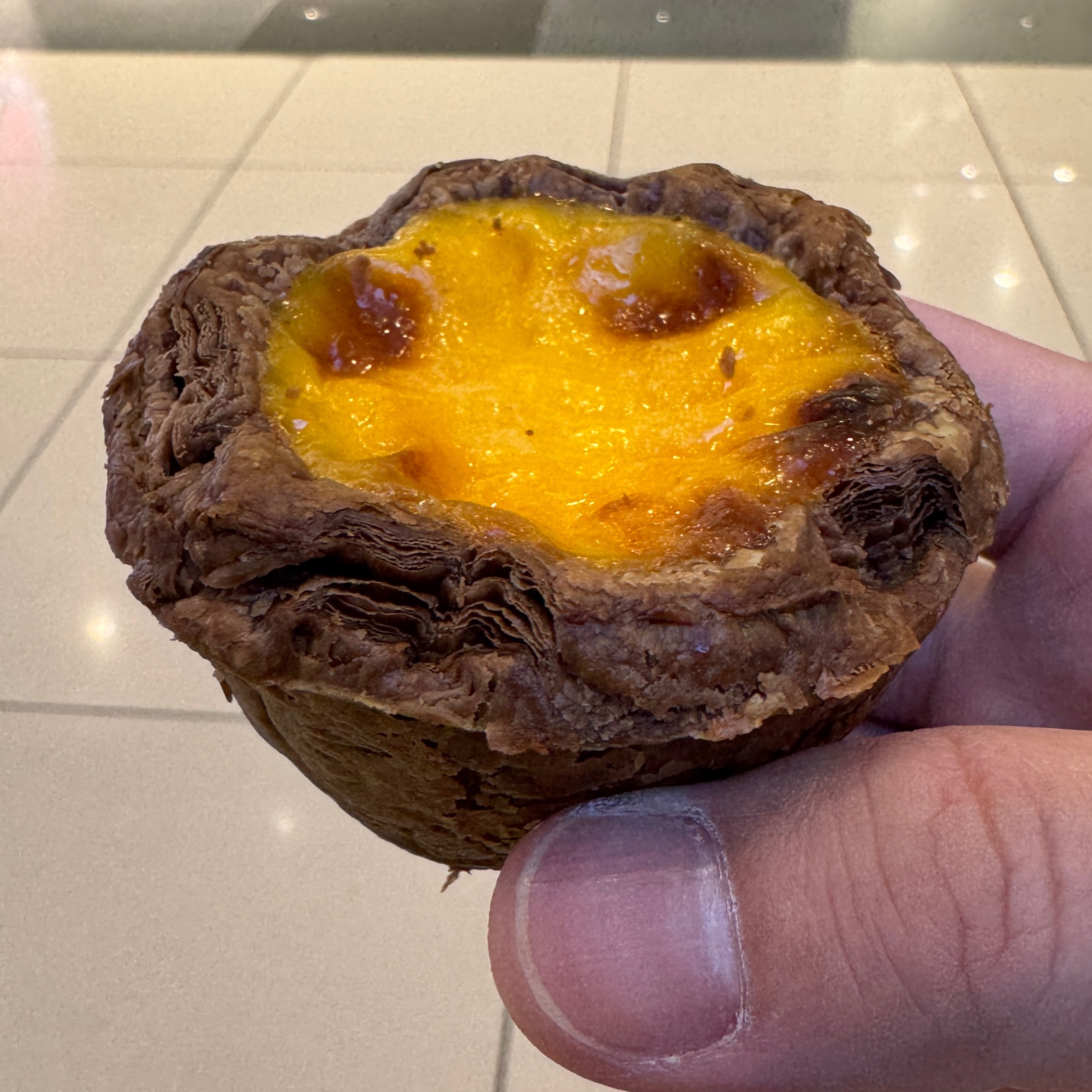 Belgian Royal Chocolate Egg Tart $12.80 For 2 at Oriental Kopi @ Gurney Plaza on #foodmento http://foodmento.com/place/15364