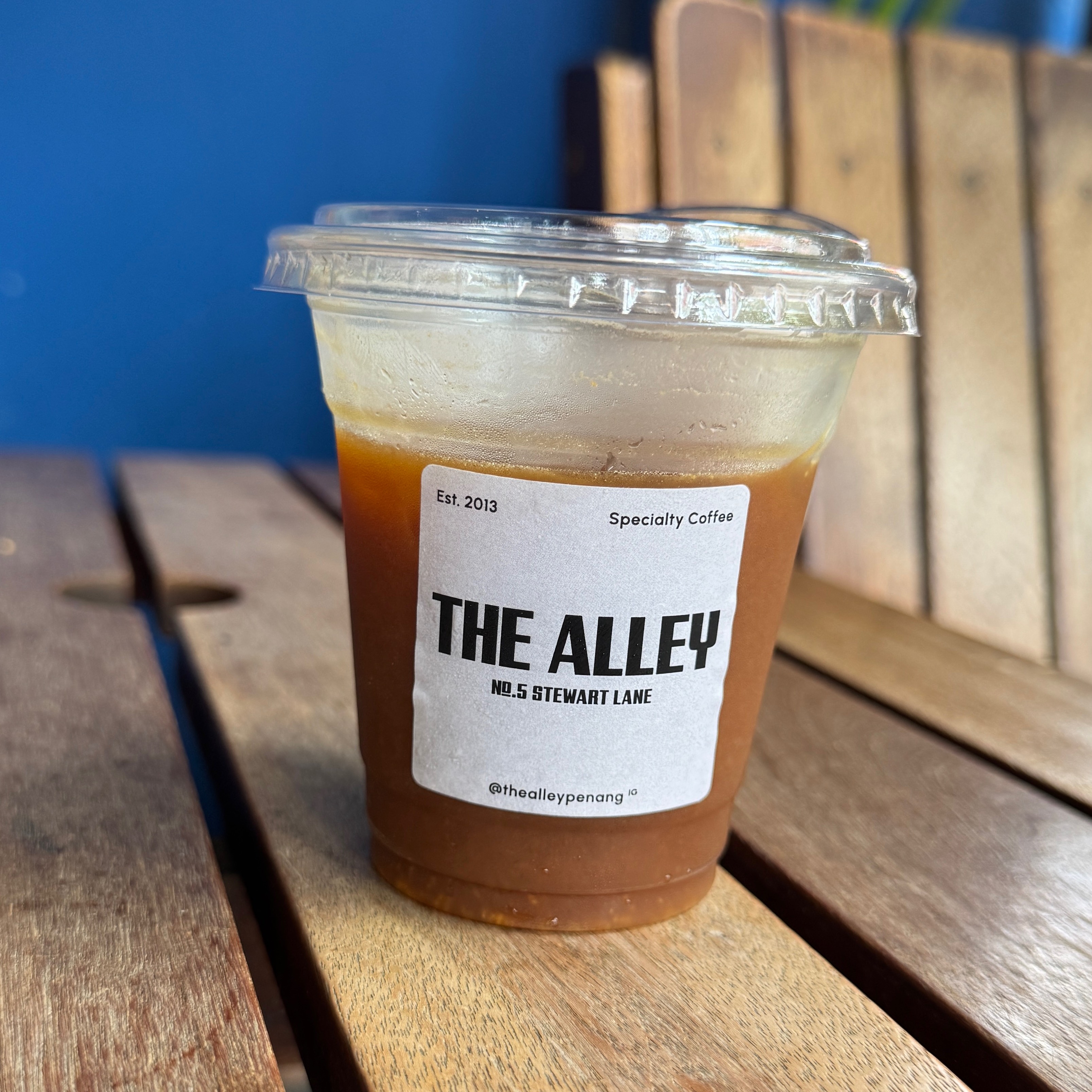 Orange is the new black (Espresso, Soda, Syrup) $17 at The Alley, 5 Stewart Lane on #foodmento http://foodmento.com/place/15371
