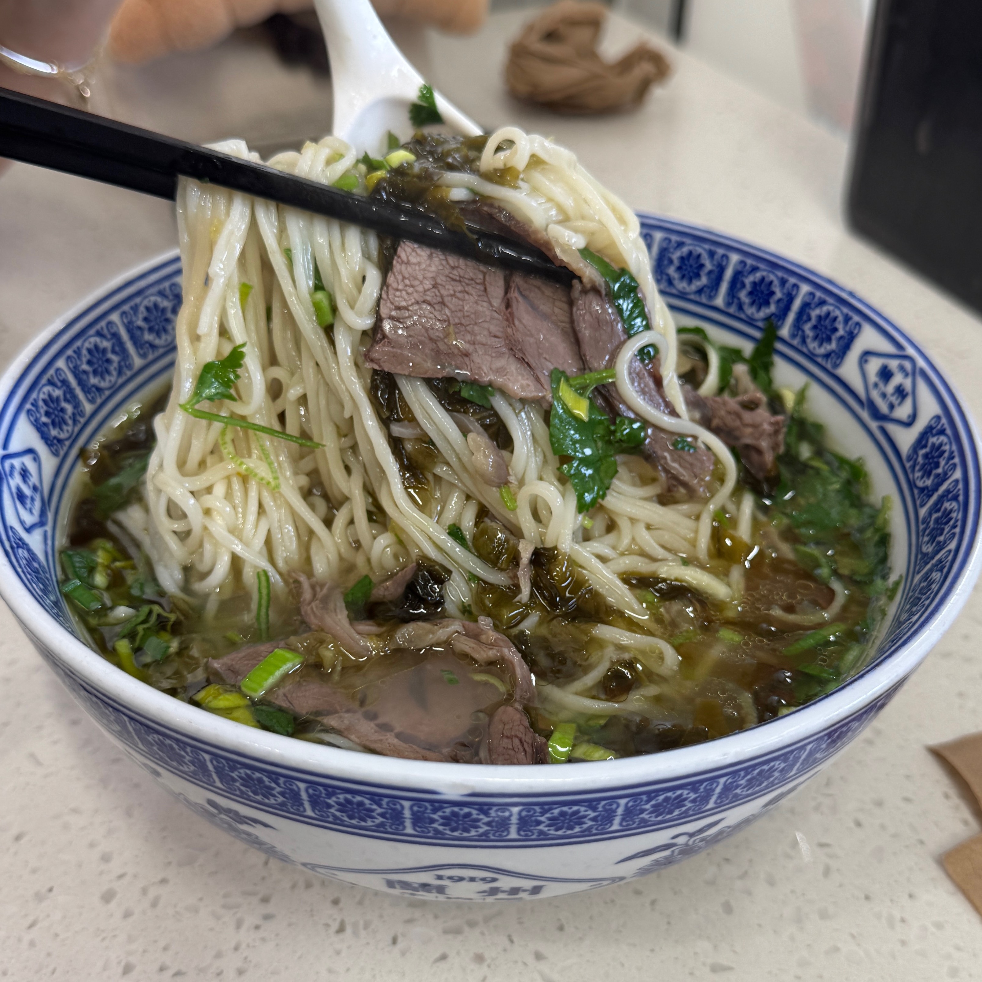 Pickled Cabbage Beef Noodle Soup $15 at 1919 Lanzhou Beef Noodle on #foodmento http://foodmento.com/place/15394