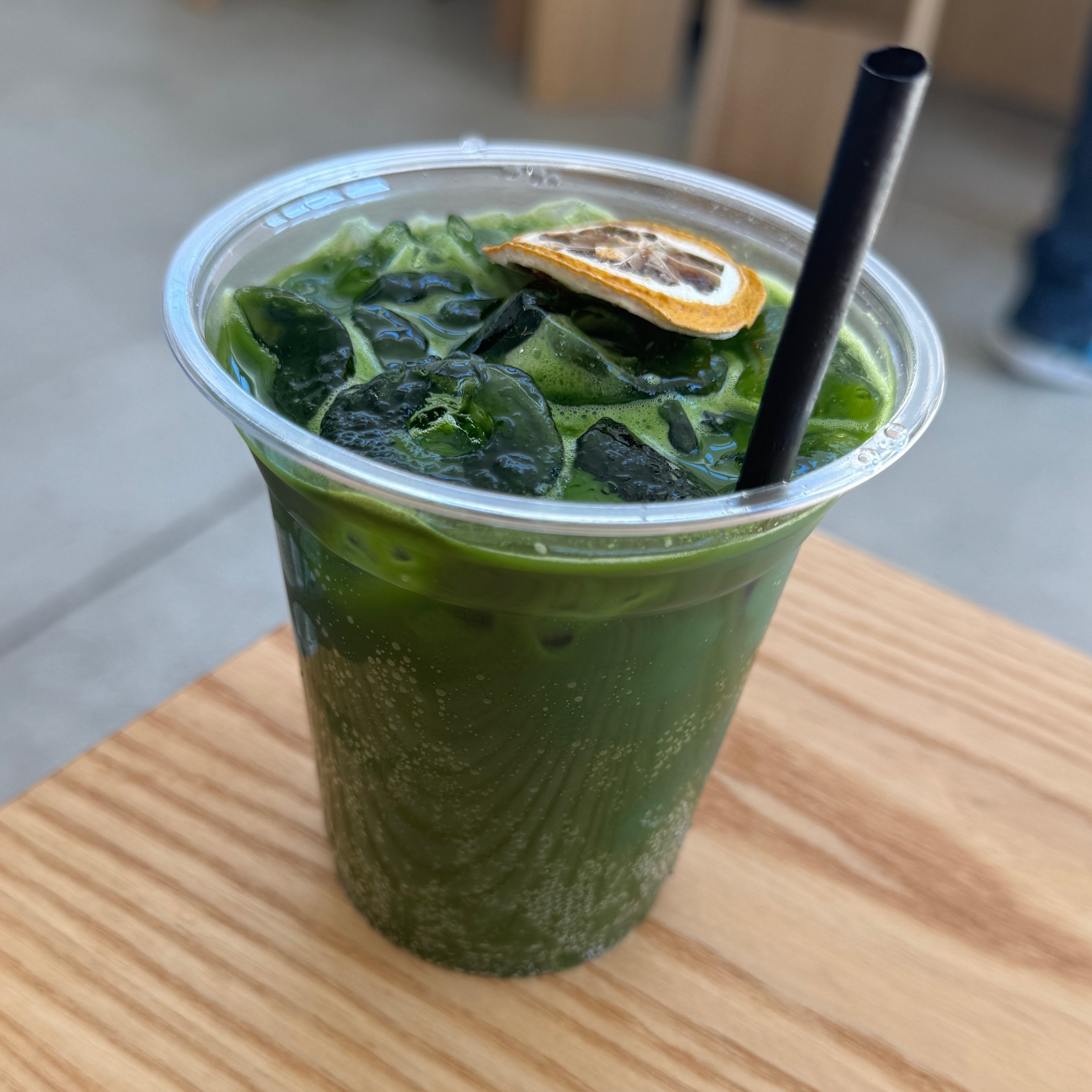 Matcha Tonic (Yuja Juice) $7 at Modu Cafe on #foodmento http://foodmento.com/place/15448
