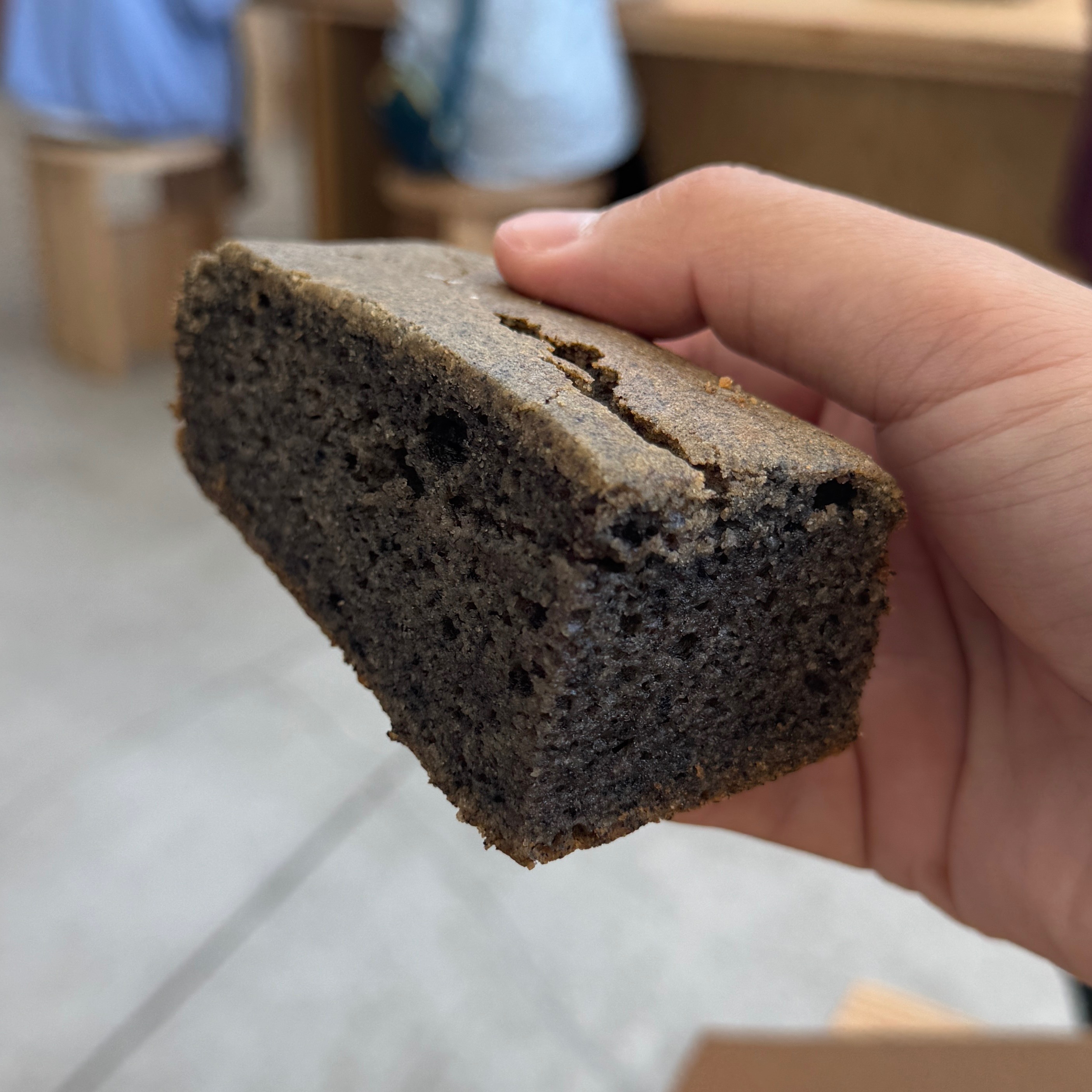 Black Sesame Mochi Cake Bar $6 at Modu Cafe on #foodmento http://foodmento.com/place/15448