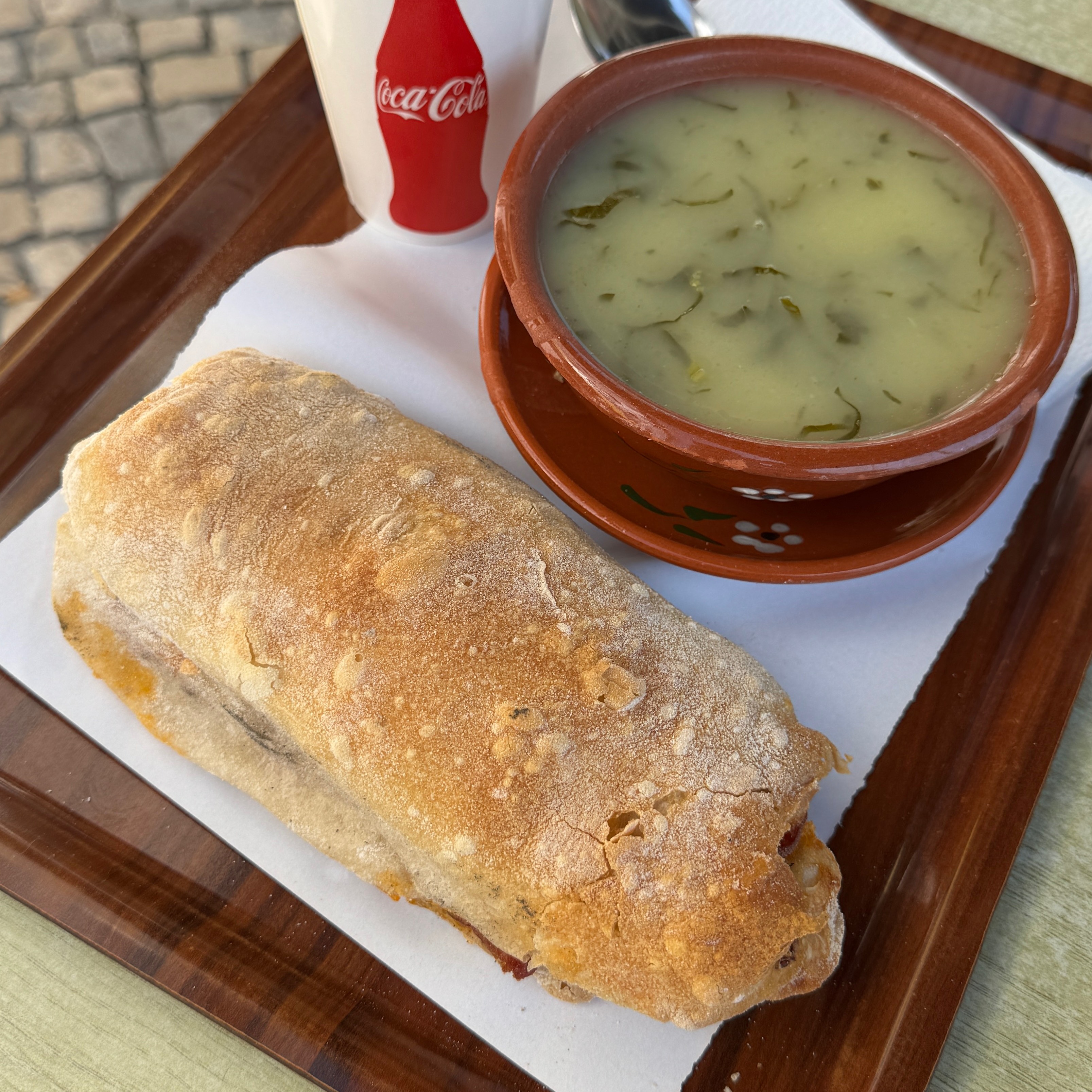 Menu Duo (Caldo Verde, Chorizo Bread, Drink $5.50 at A Merendeira on #foodmento http://foodmento.com/place/15482
