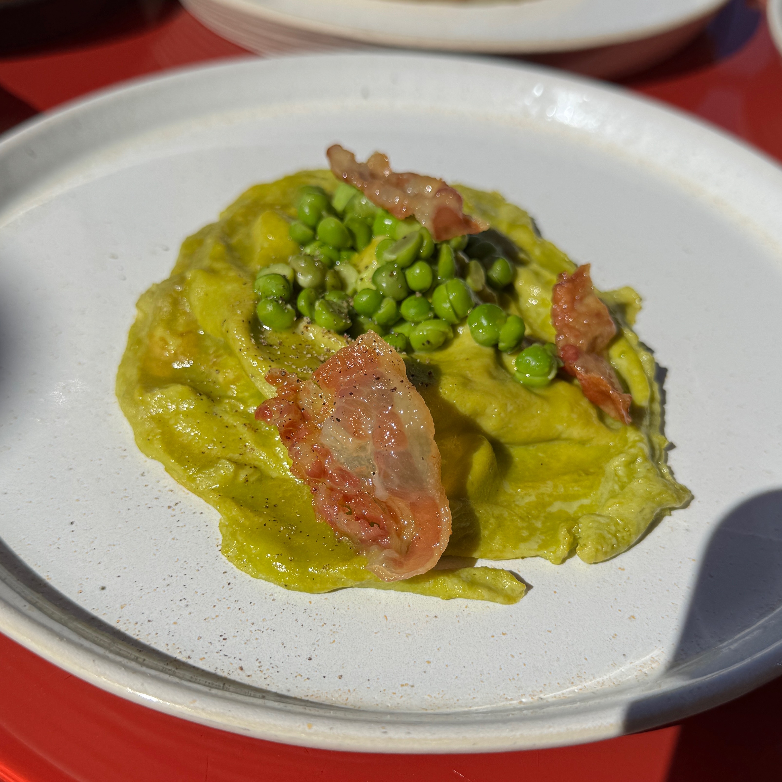 Peas Open Omelette, Guanciale, Mint $18 at BAHR & Terrace on #foodmento http://foodmento.com/place/15486