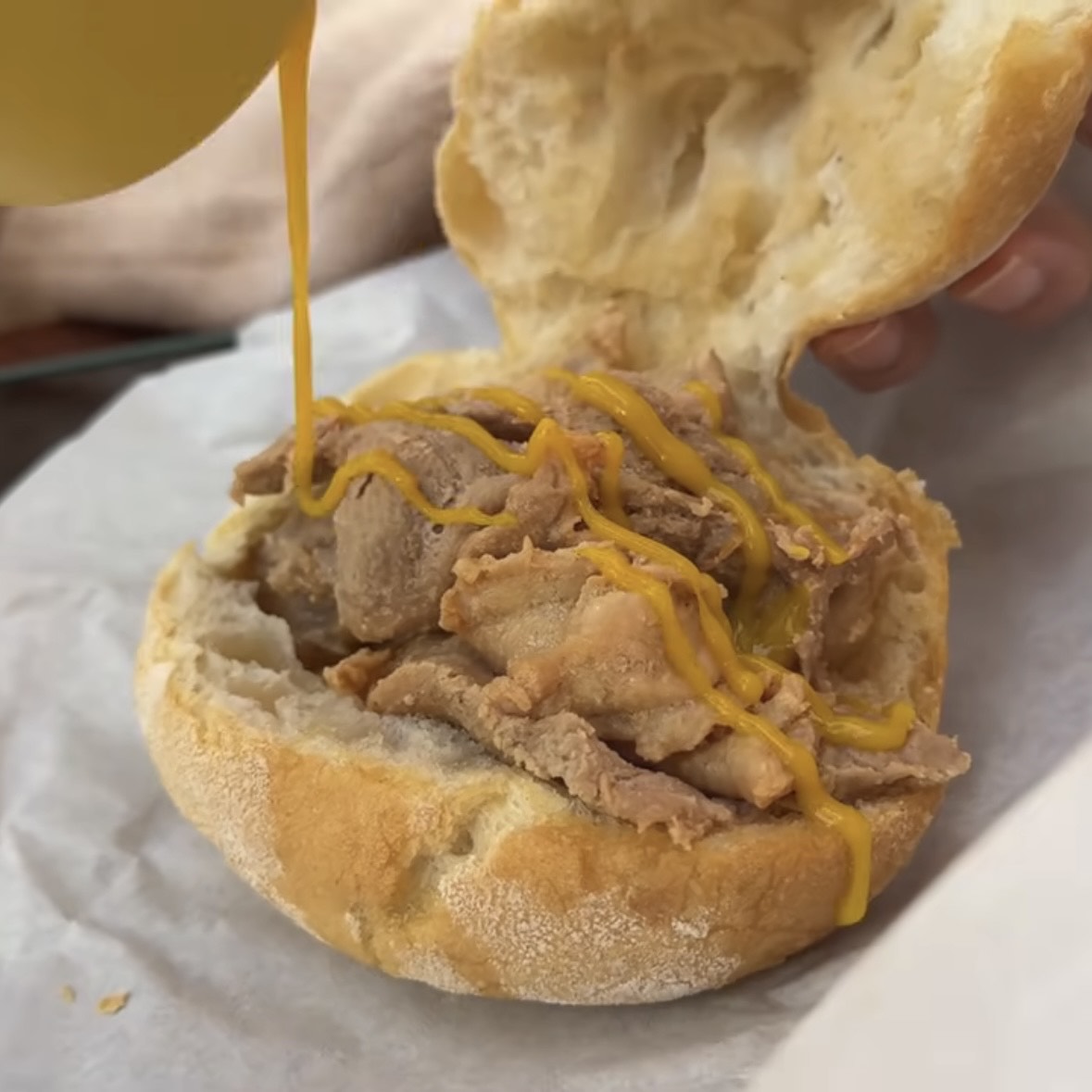 Bifana (Pork Sandwich) $3 at The Bifanas of Afonso on #foodmento http://foodmento.com/place/15490