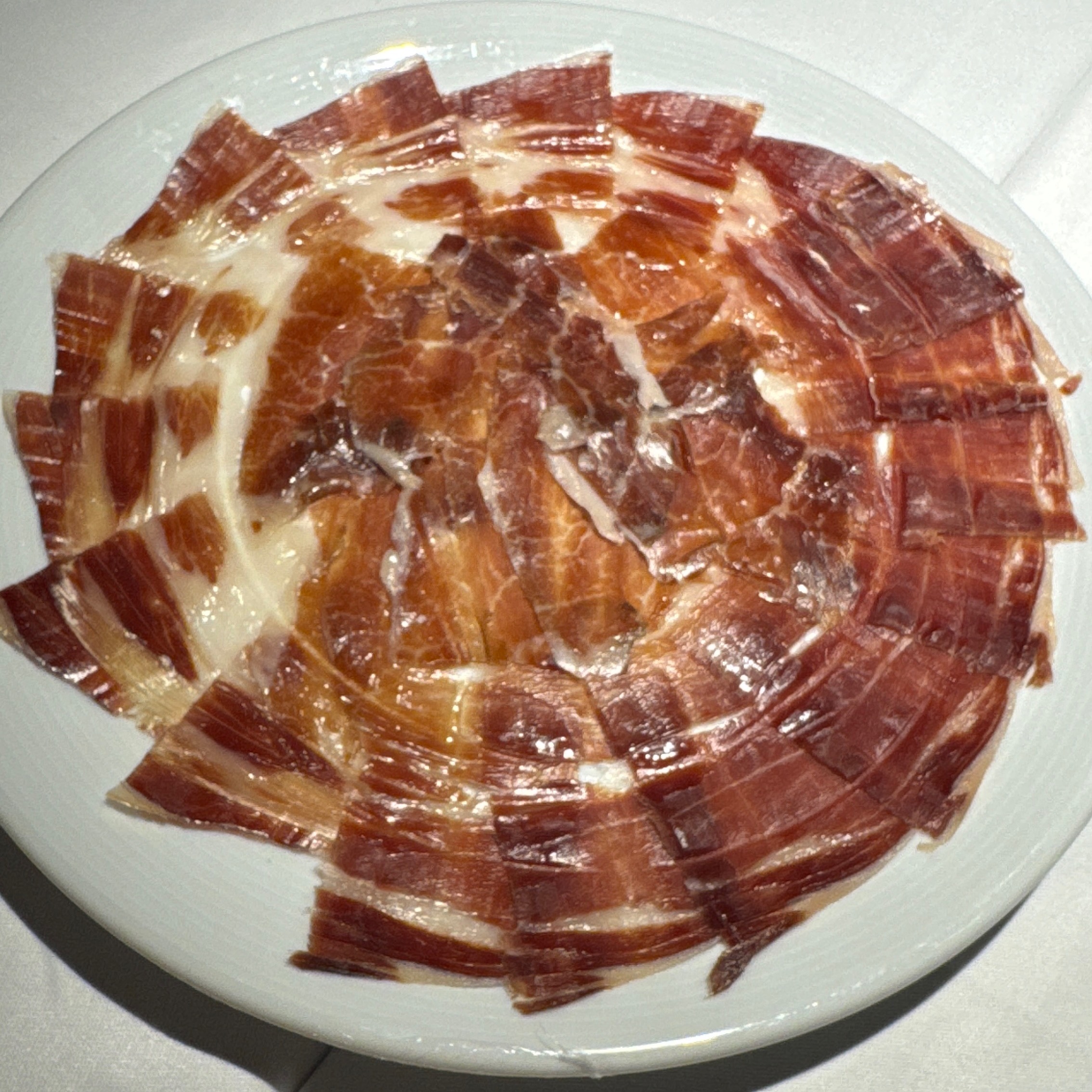 Plate of Iberian Acorn Fed Ham $17.50 at Solar Moinho de Vento on #foodmento http://foodmento.com/place/15507