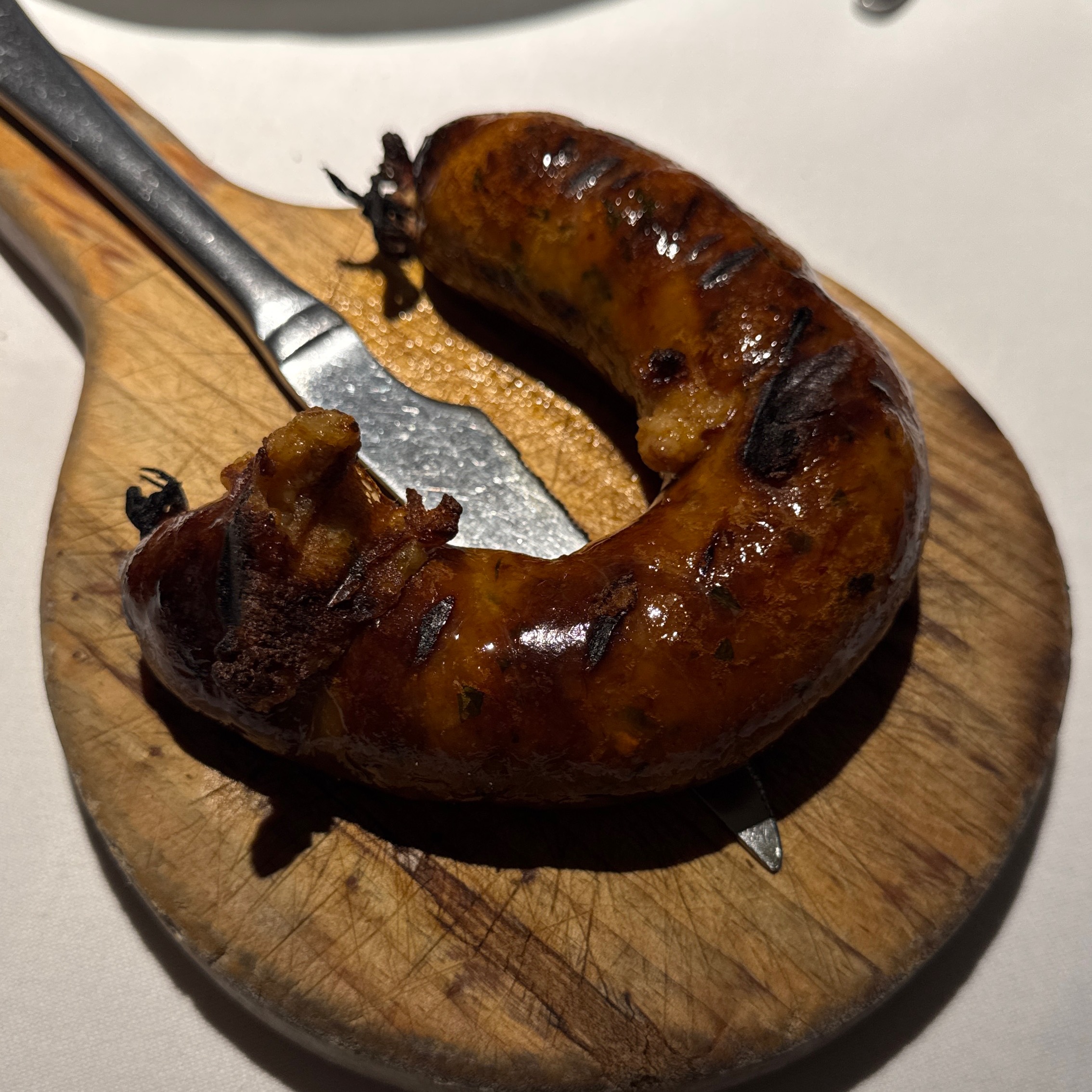 Grilled "Alheira" Typical Sausage $7 at Solar Moinho de Vento on #foodmento http://foodmento.com/place/15507
