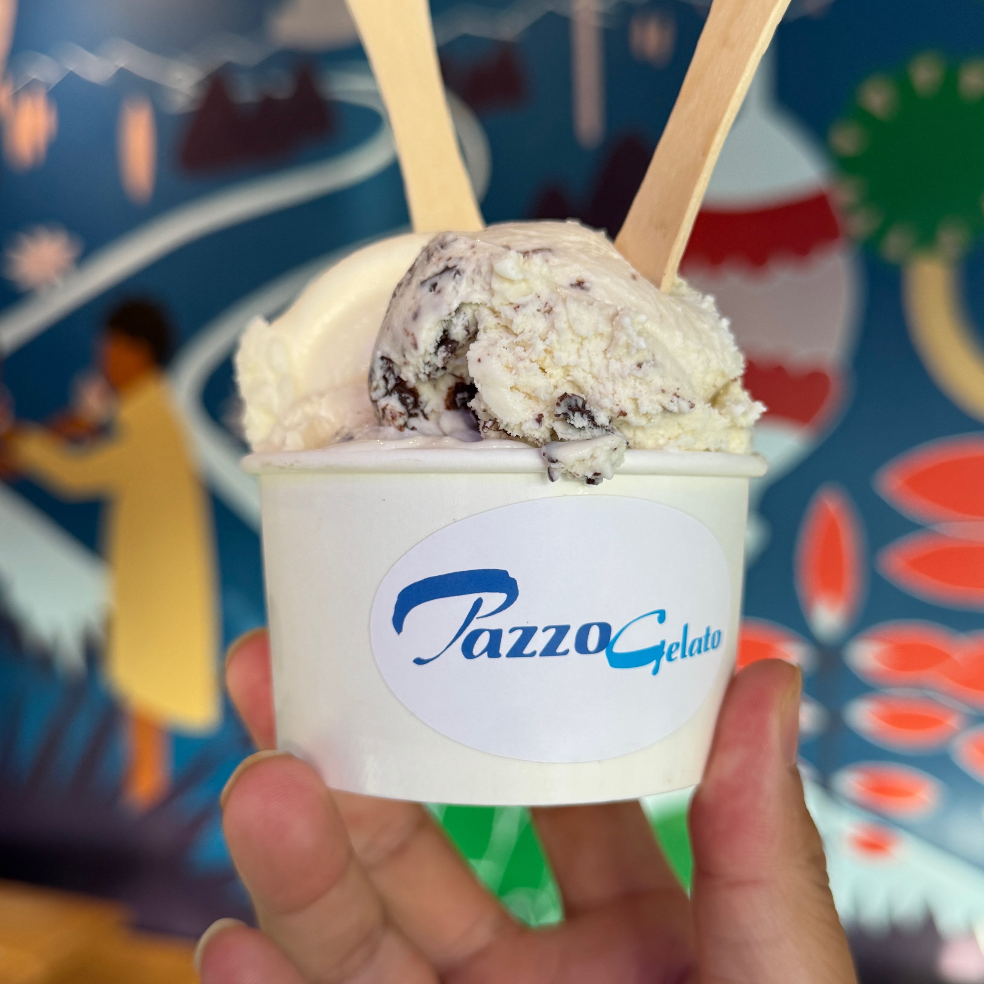 Stracciatella $9 2 Scoops at Pazzo Gelato on #foodmento http://foodmento.com/place/15575