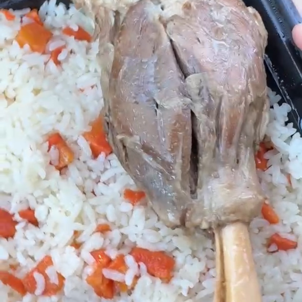 Lamb Shank Over Rice $21 at M JOY 大美乐羊排饭 - San Gabriel on #foodmento http://foodmento.com/place/15619