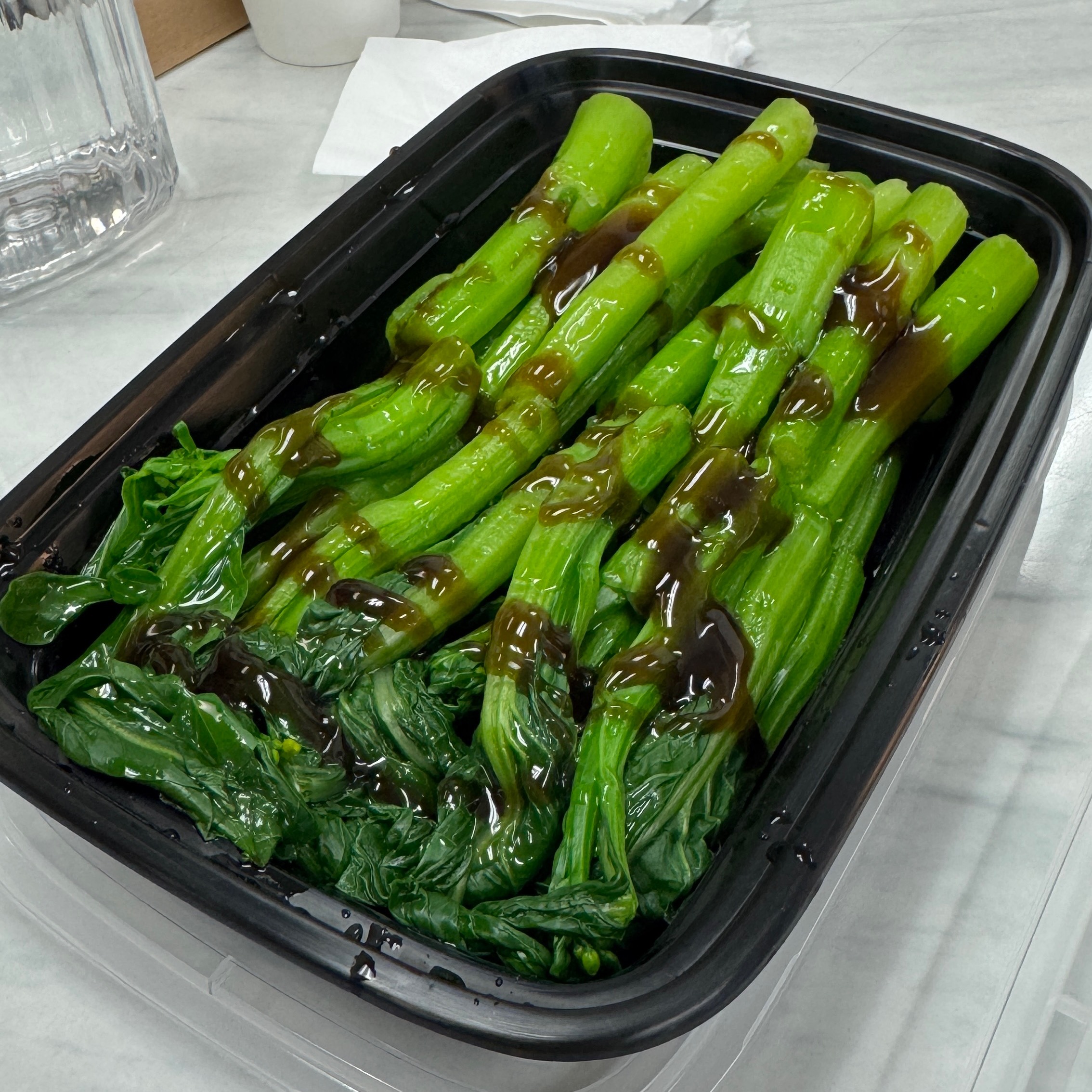 Yu Choy With Oyster Sauce at Hong coffee & Bakery on #foodmento http://foodmento.com/place/15797