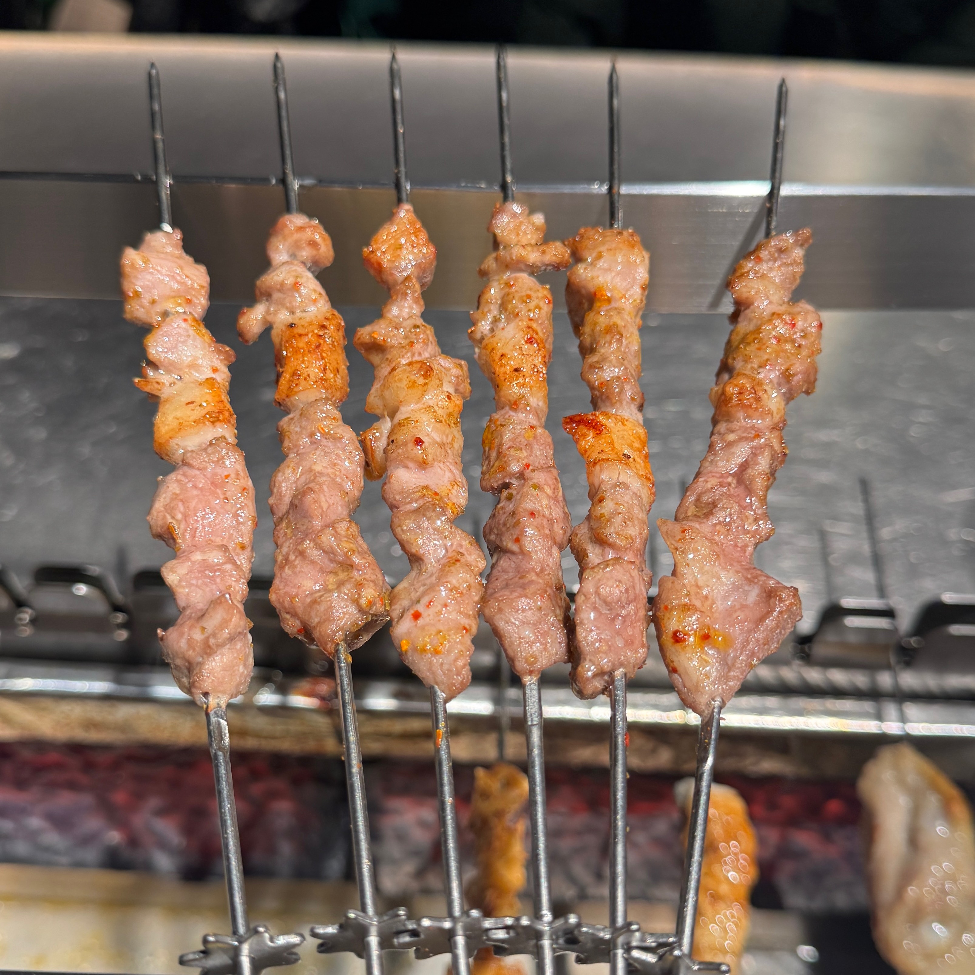Hulunbuir lamb skewers (half a dozen) Y35 at Long Time Ago Mutton Shashlik (Zhongshan Park Cloud Nine Mall Branch) on #foodmento http://foodmento.com/place/15898