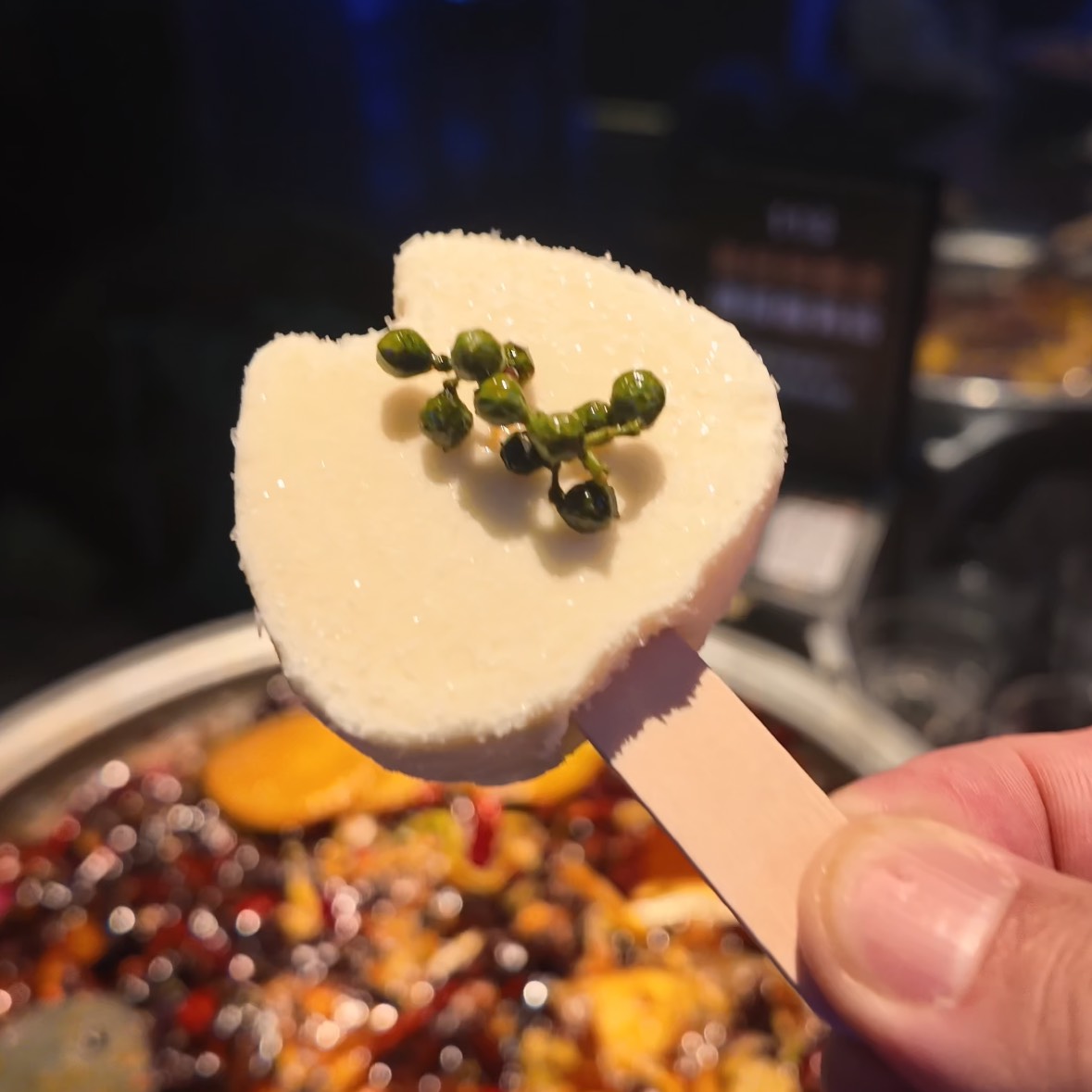 Sichuan Pepper Ice Cream (free) at Kaojiang Spicy-hot Roasted Fish (IFS Branch) on #foodmento http://foodmento.com/place/15901