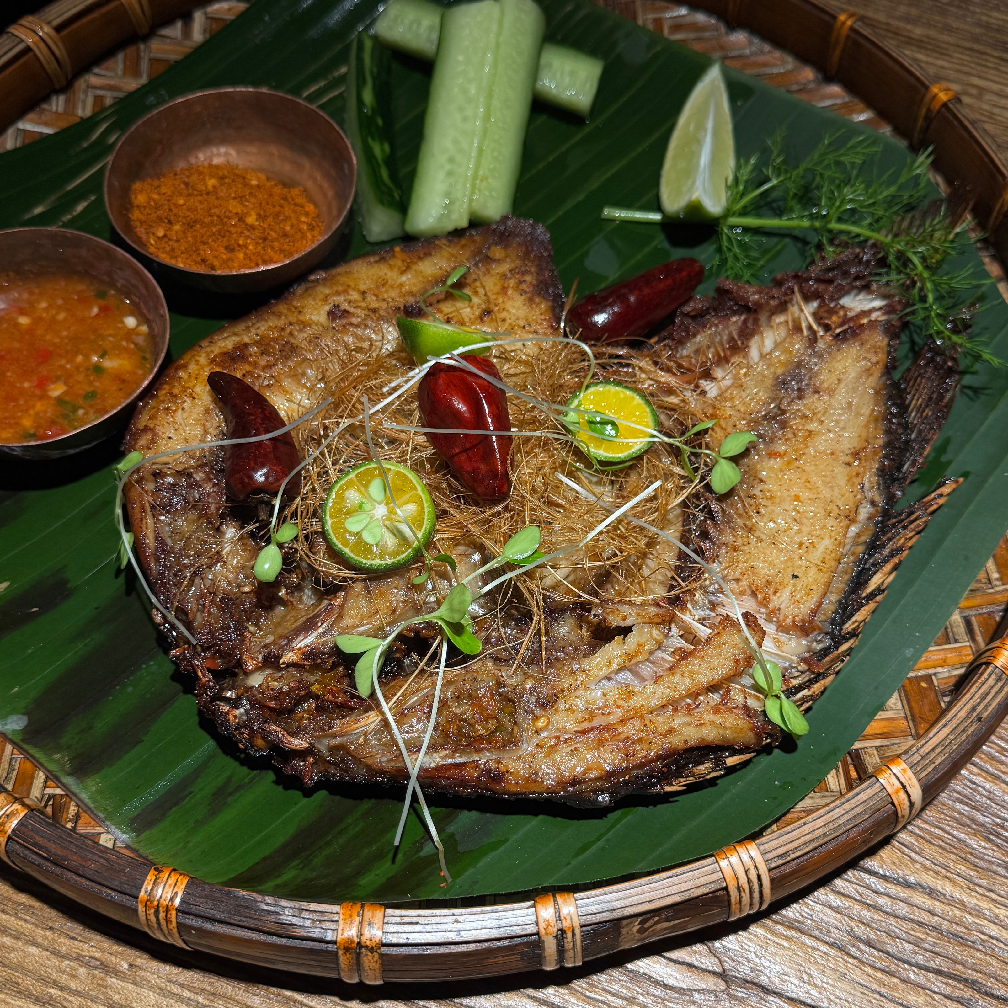 Dai Style Grilled Tilapia Y78 at Liangshi Yiting Yunnan Kitchen (Xiahaoli Shop) on #foodmento http://foodmento.com/place/15949