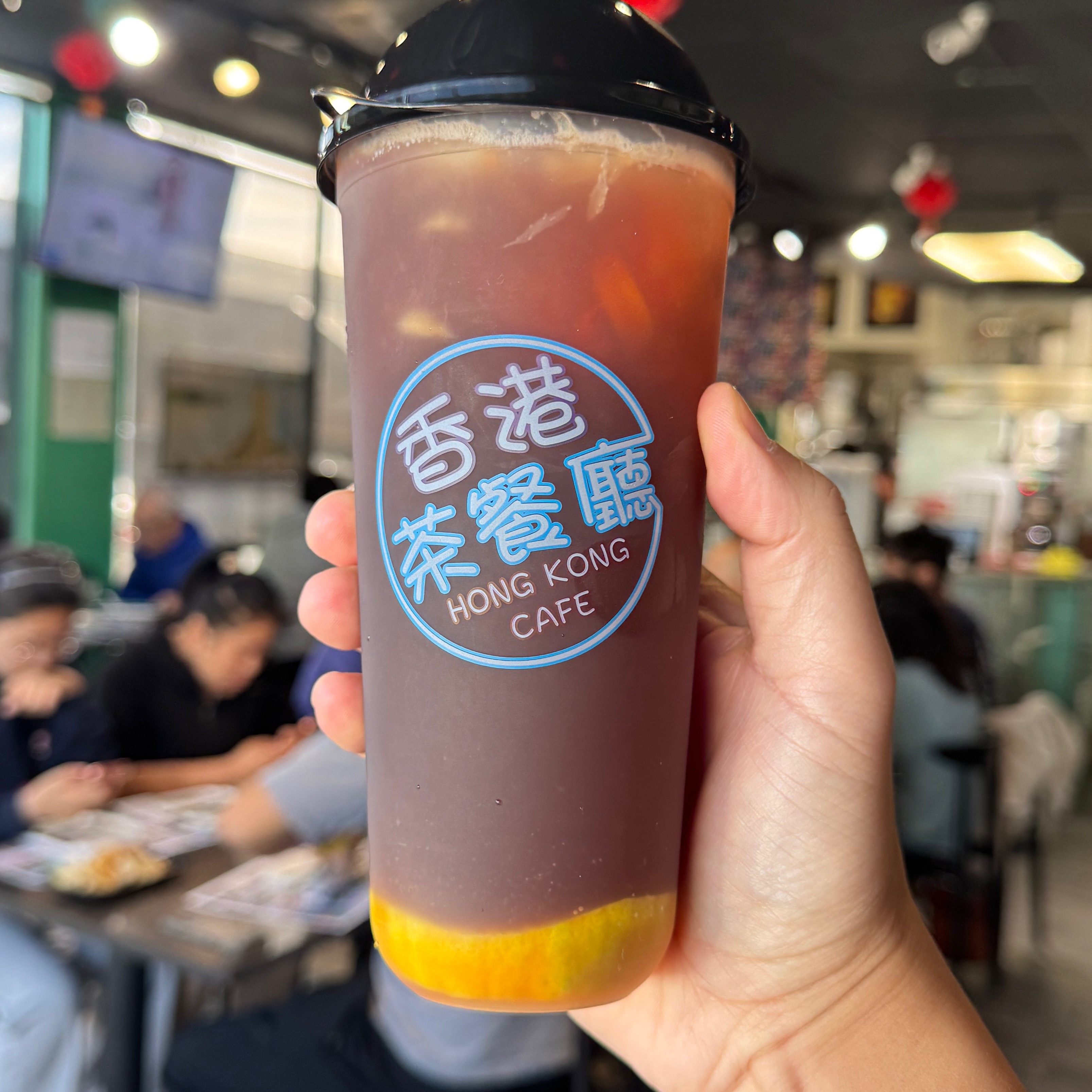 HK Ice Lemon Tea at Hong Kong Cafe on #foodmento http://foodmento.com/place/15976