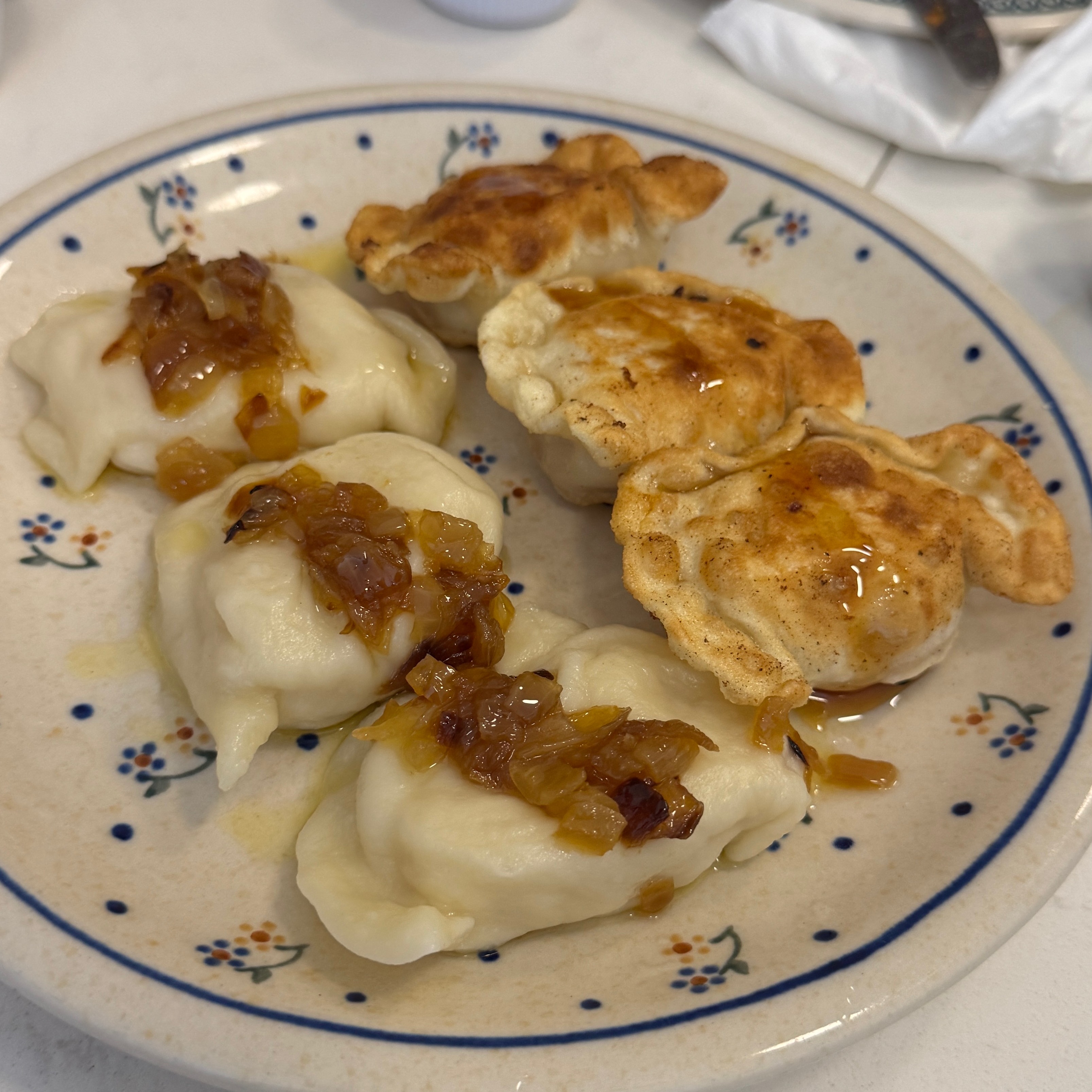Potato & Cheese (Ruskie) Pierogi at Pierozek on #foodmento http://foodmento.com/place/16007