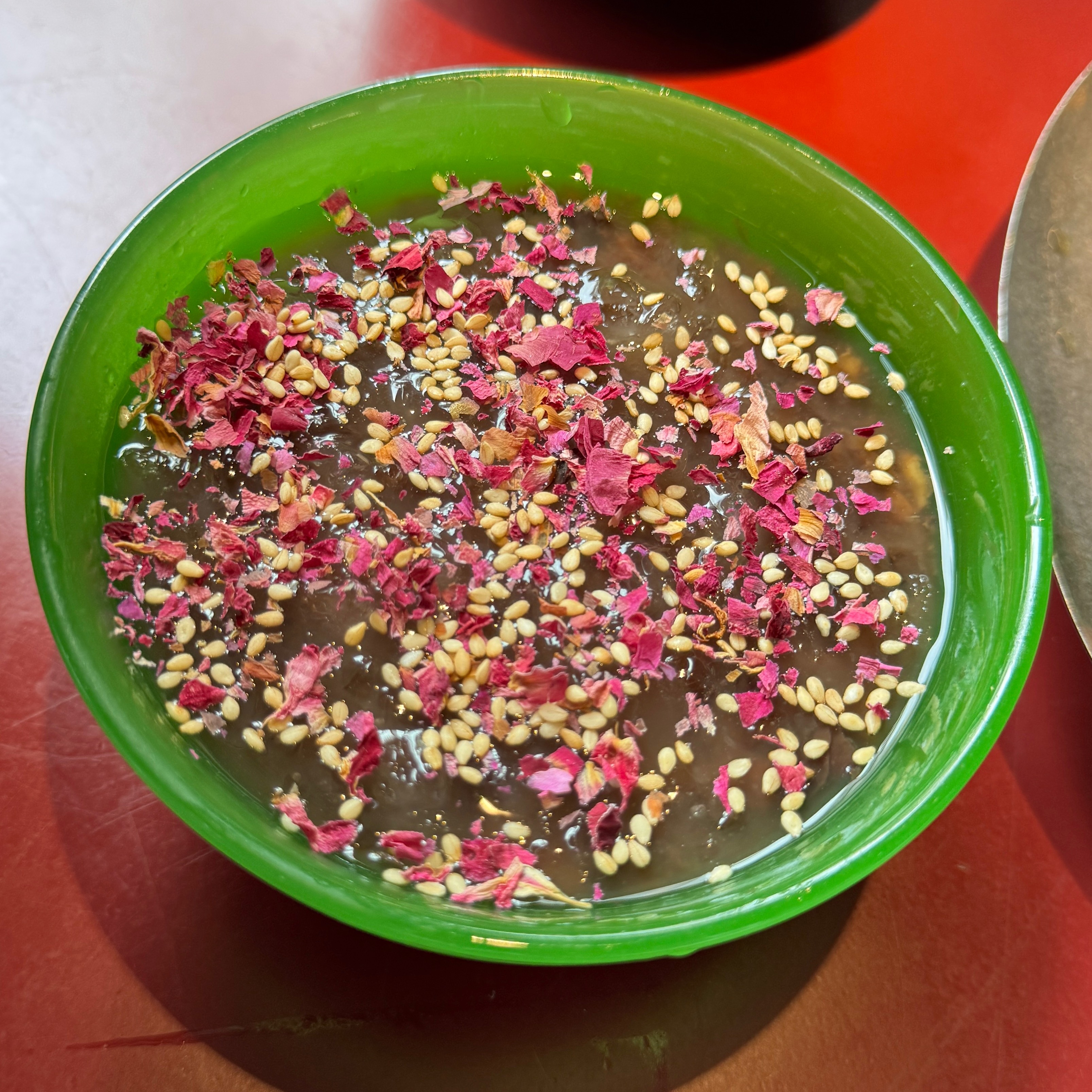 Ice Dessert With Rose Petals Y15 at Chuntai Spring Patio (Wanxiang Tiandi Shop) on #foodmento http://foodmento.com/place/16108