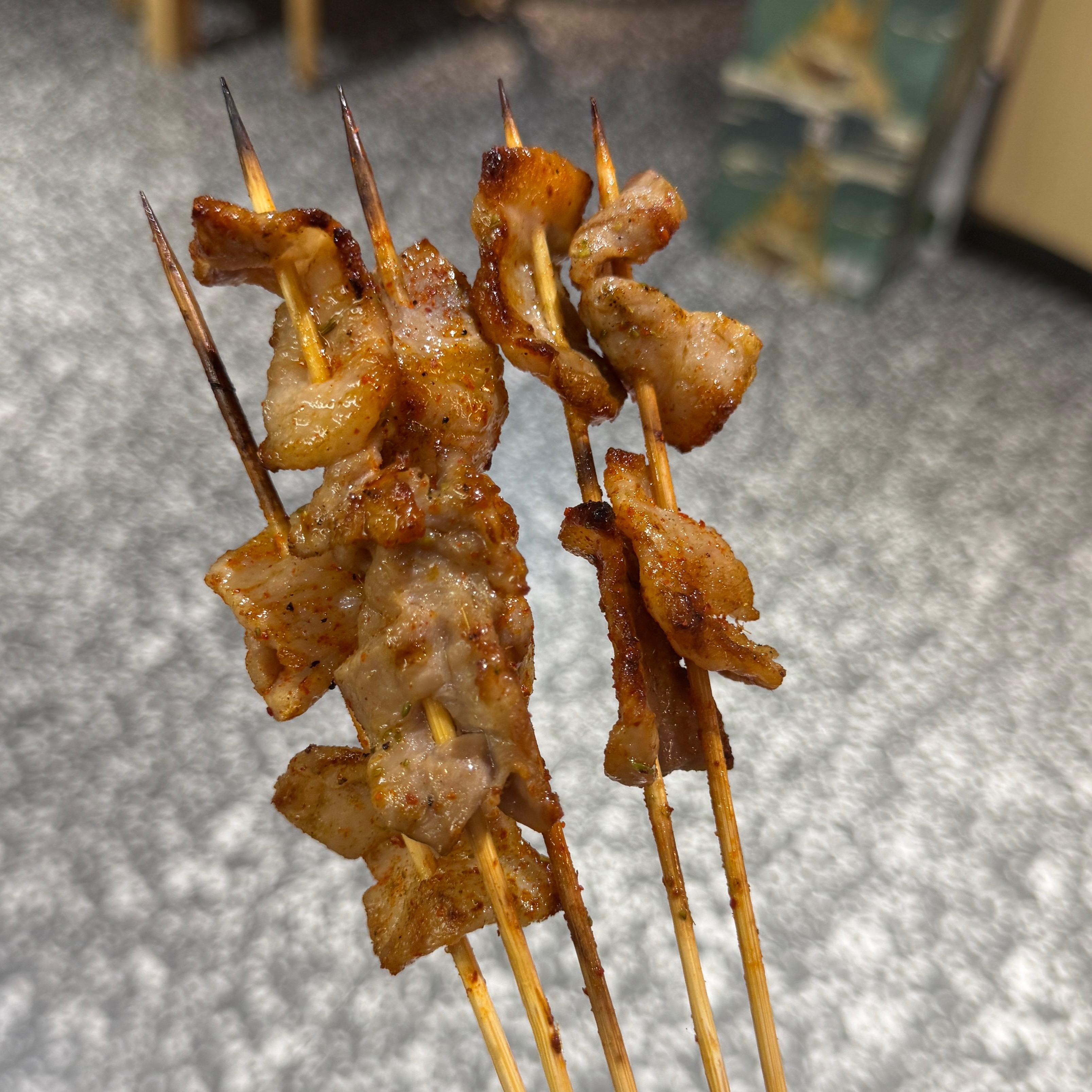 Black Pork Skewers Y16 at Jiuchuan Xiangxi Xiaochuan Barbecue on #foodmento http://foodmento.com/place/16178